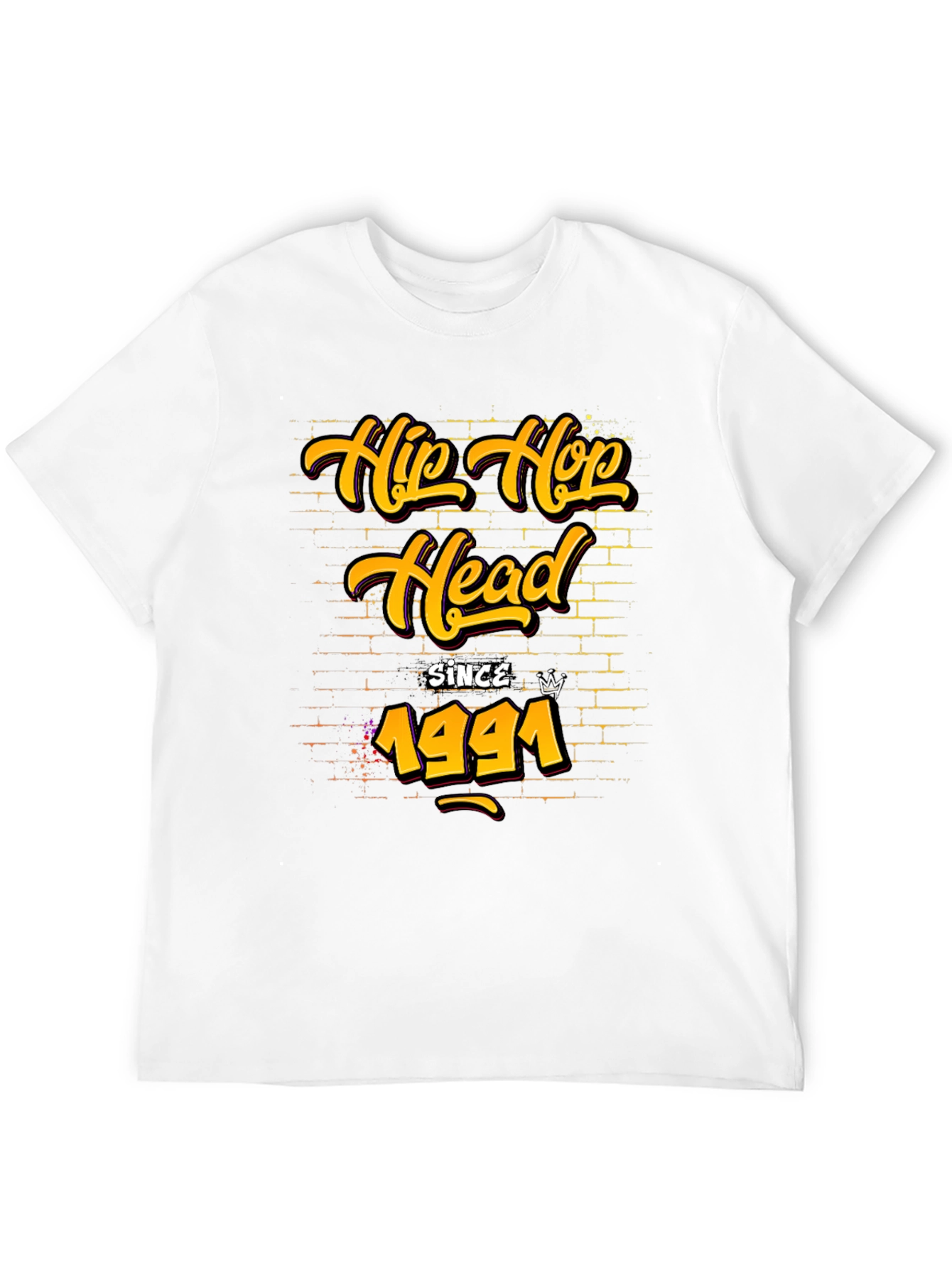 Black Hip Hop Head Since 1994 Graphic T-Shirt view 12