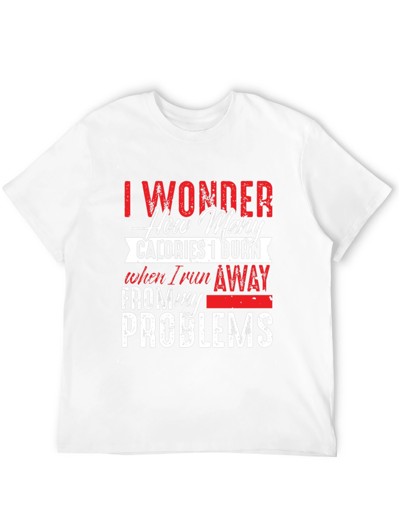 Black Funny Calorie Burn T-Shirt view 12