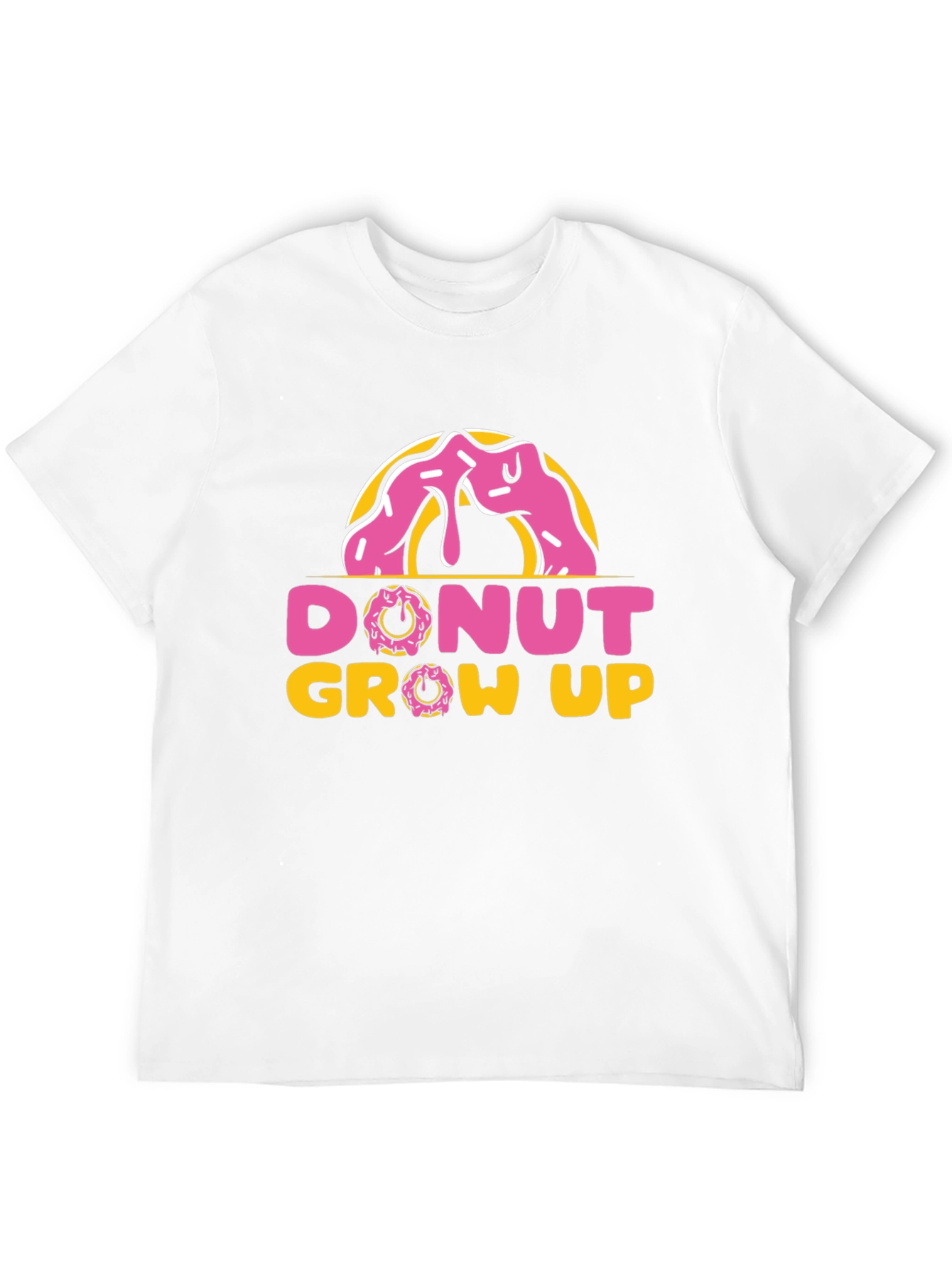 Black Donut Grow Up Black T-Shirt view 12