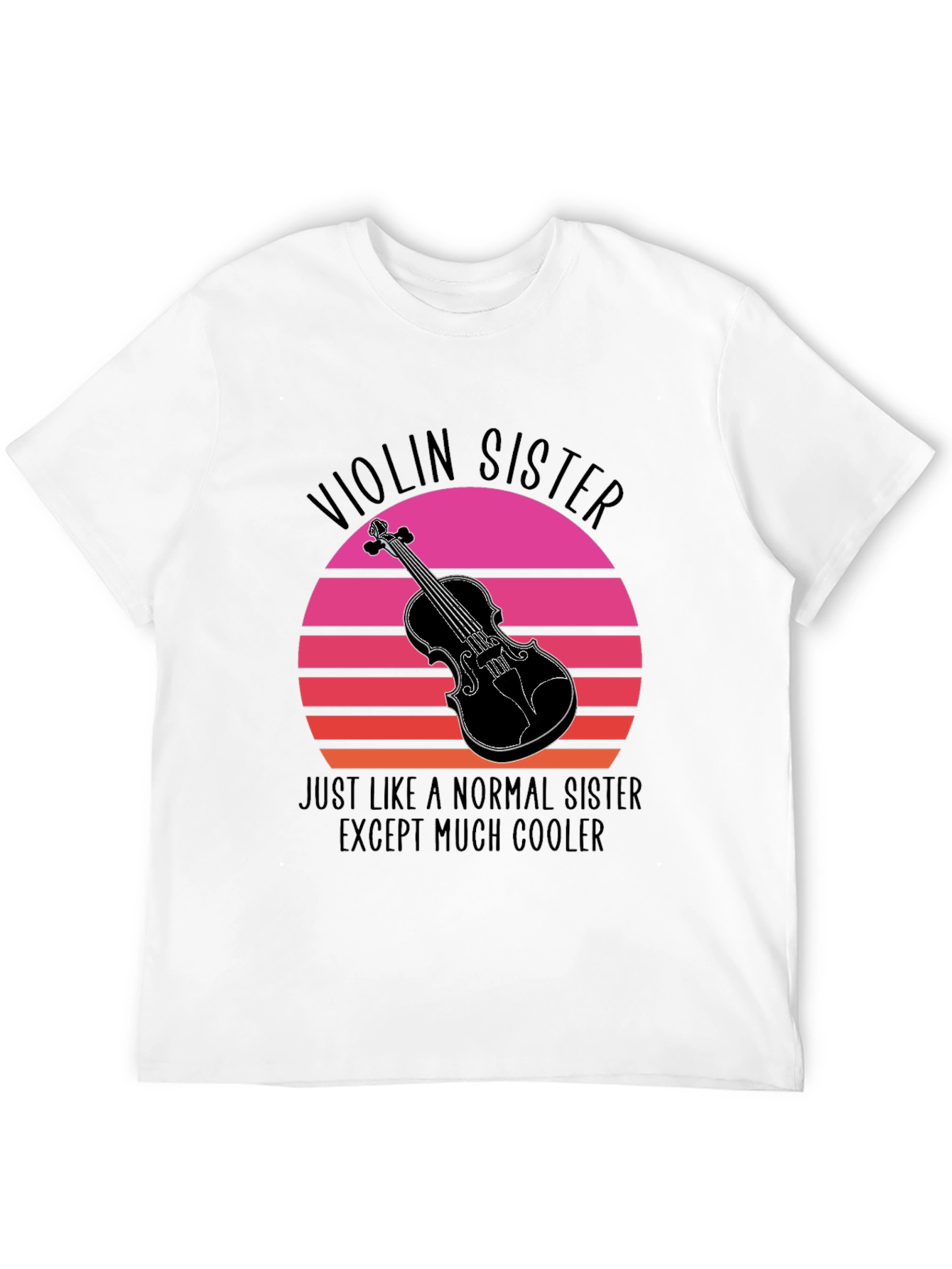 Black Violin Sister T-Shirt: Cool Music Lover Tee view 12