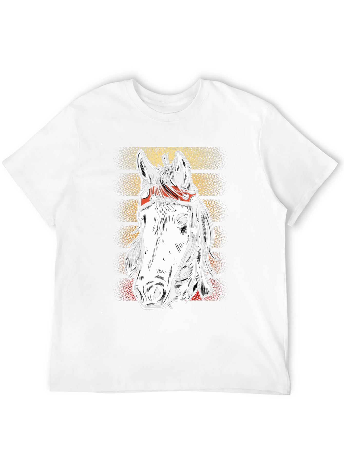 Black Horse Graphic Tee - Western Style view 12