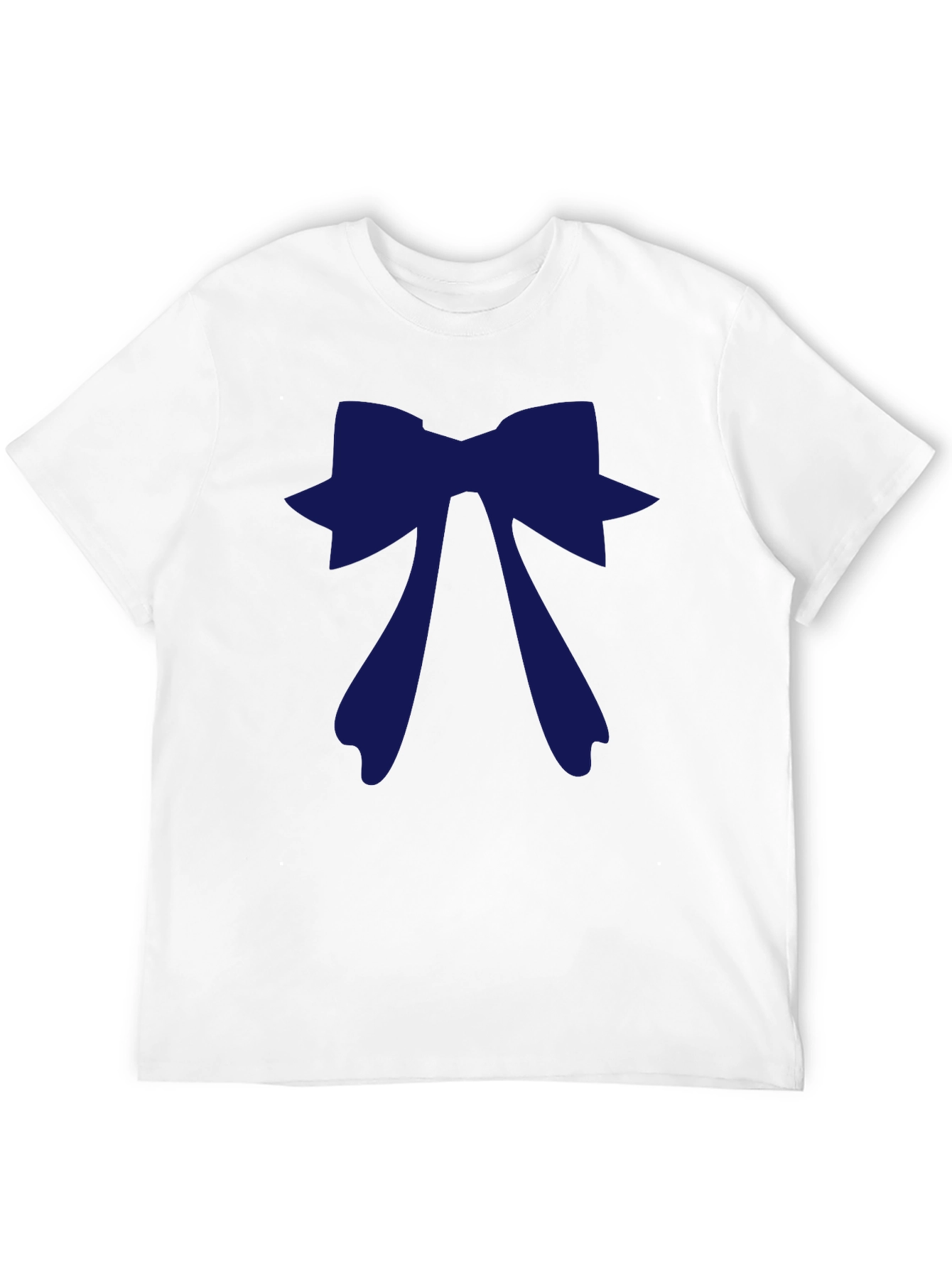 Black Bow Graphic Tee - Men's Casual Black T-Shirt view 12