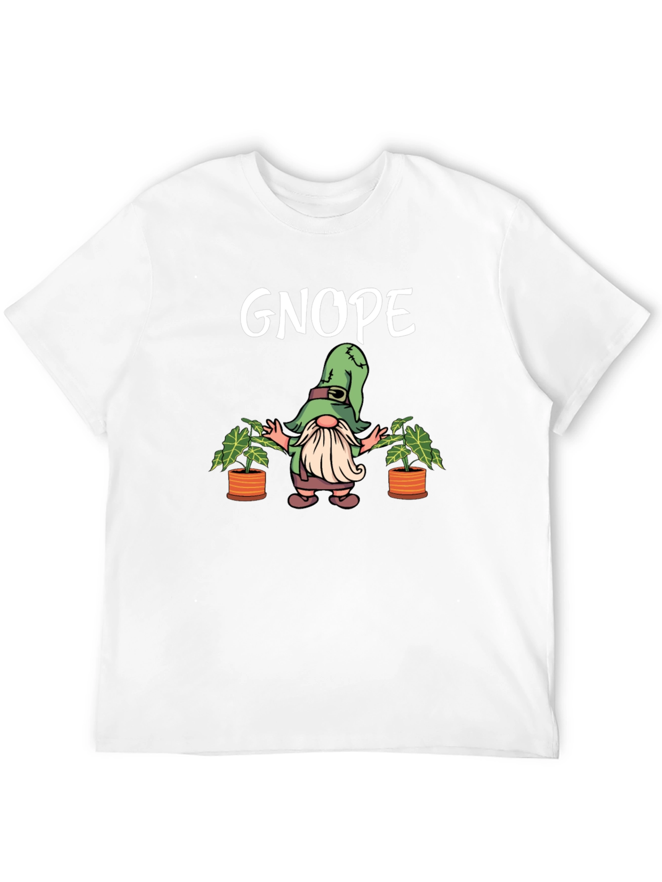 Black Gnope Black T-Shirt - Funny Garden Gnome Graphic Tee view 12