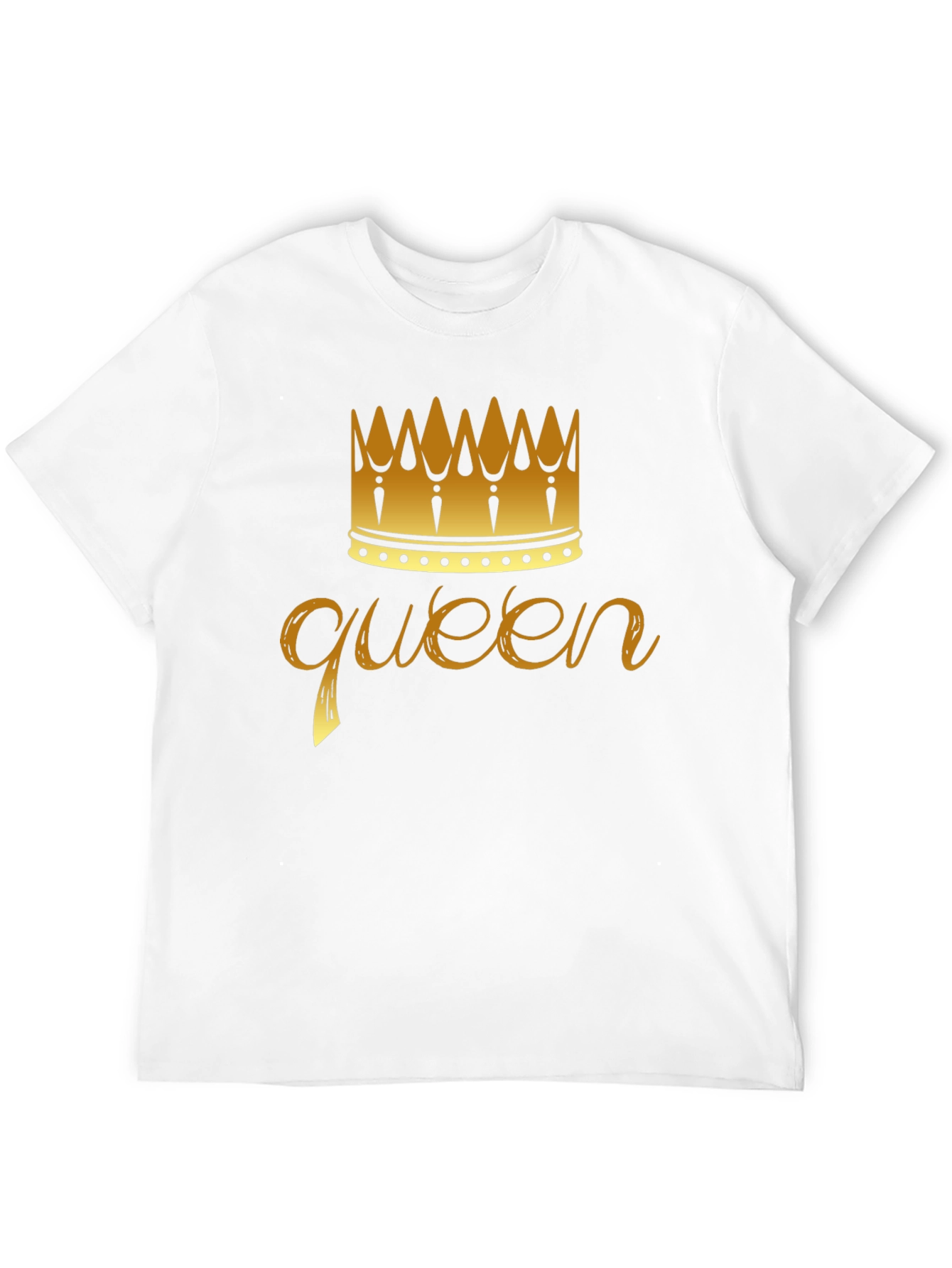 Queen Crown Graphic T-Shirt - Black - 12