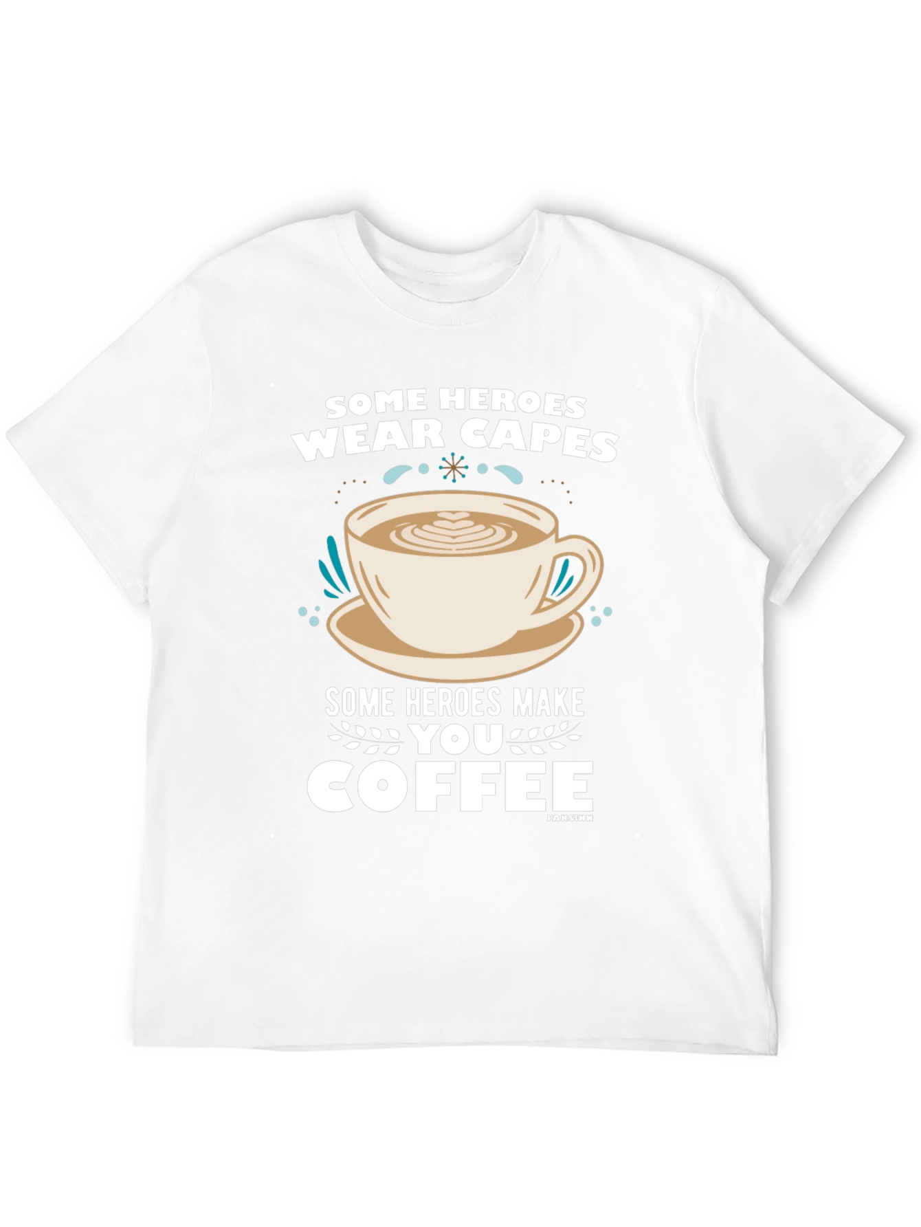 Black Some Heroes Coffee T-Shirt - Caffeine Hero Tee view 12