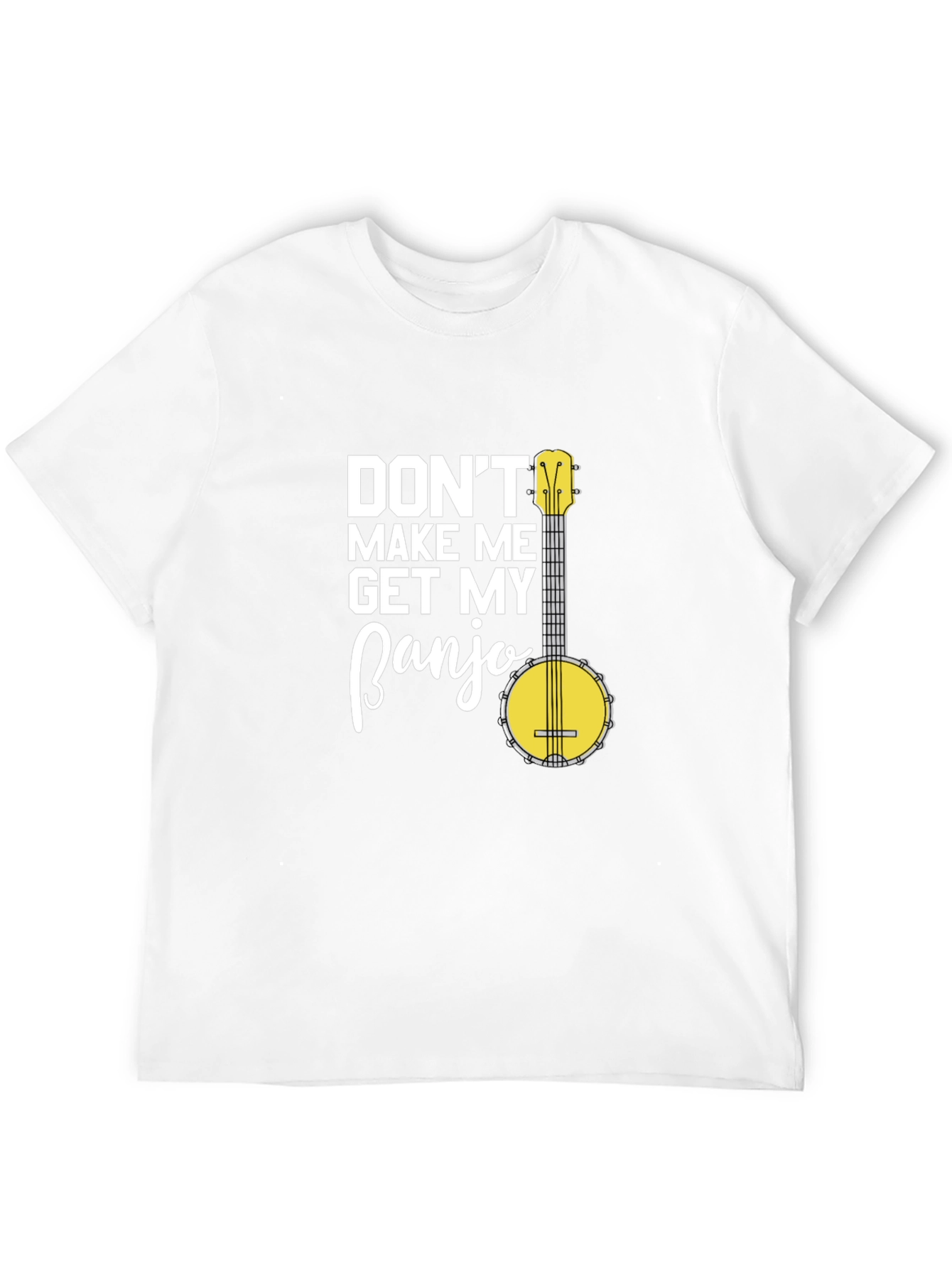 Black Don't Make Me Get My Banjo Graphic T-Shirt view 12