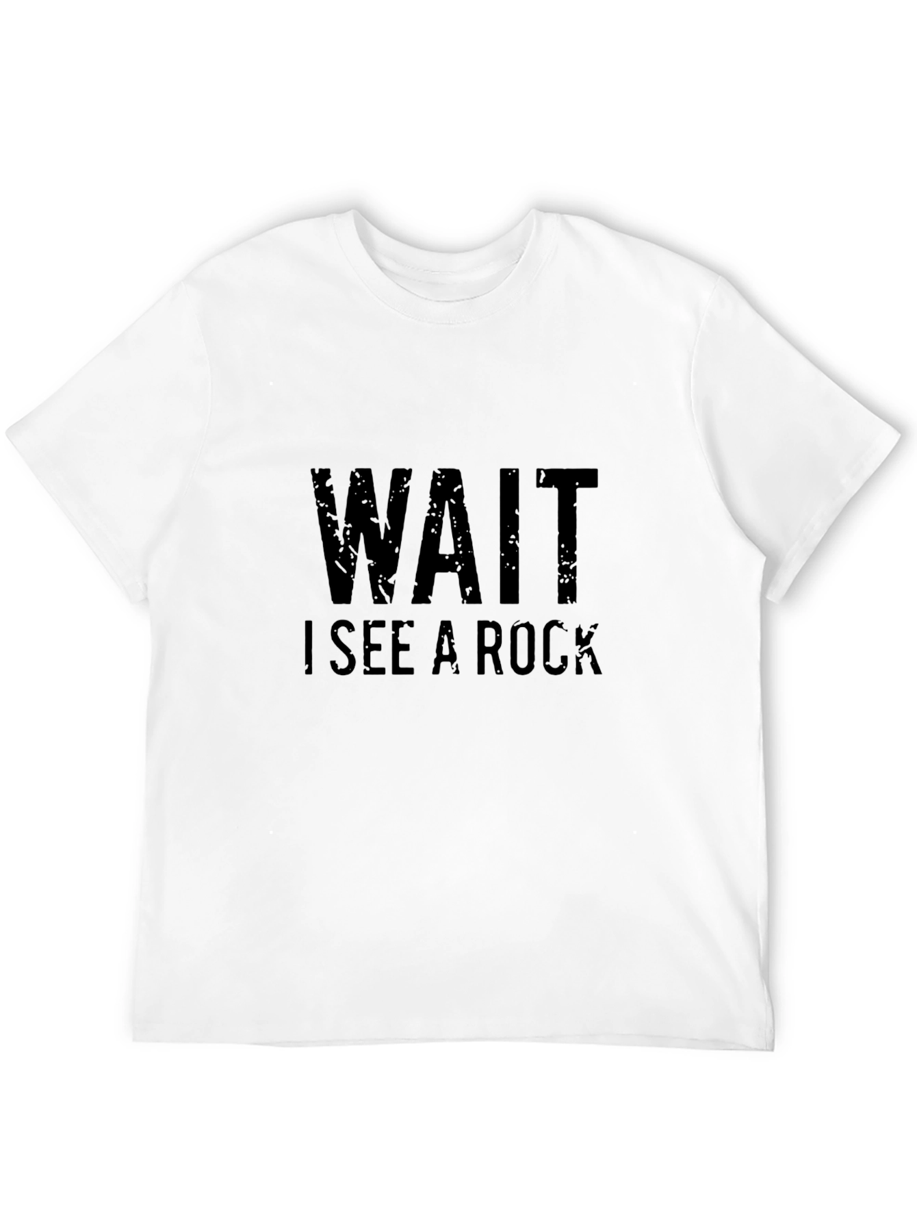 Black Wait I See A Rock T-Shirt - Funny Rockhound Geology Tee view 12