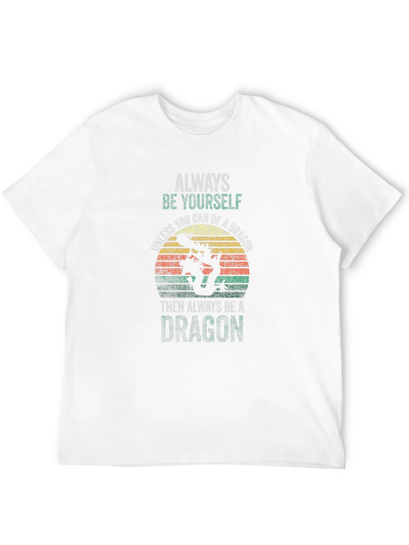 Black Always Be Yourself Unless Dragon T-Shirt view 12