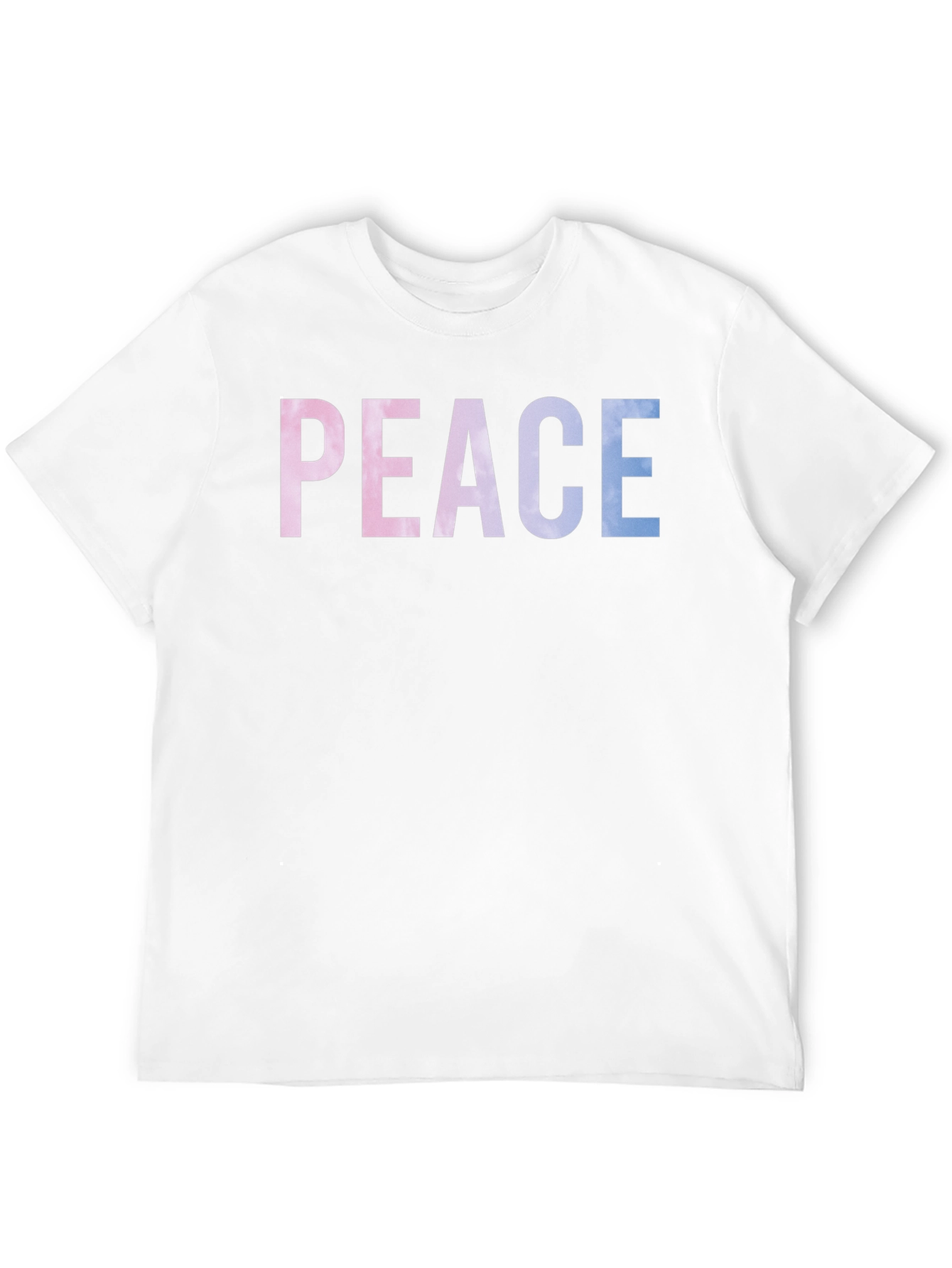 Black Peace Graphic Tee - Cotton Blend T-Shirt view 12