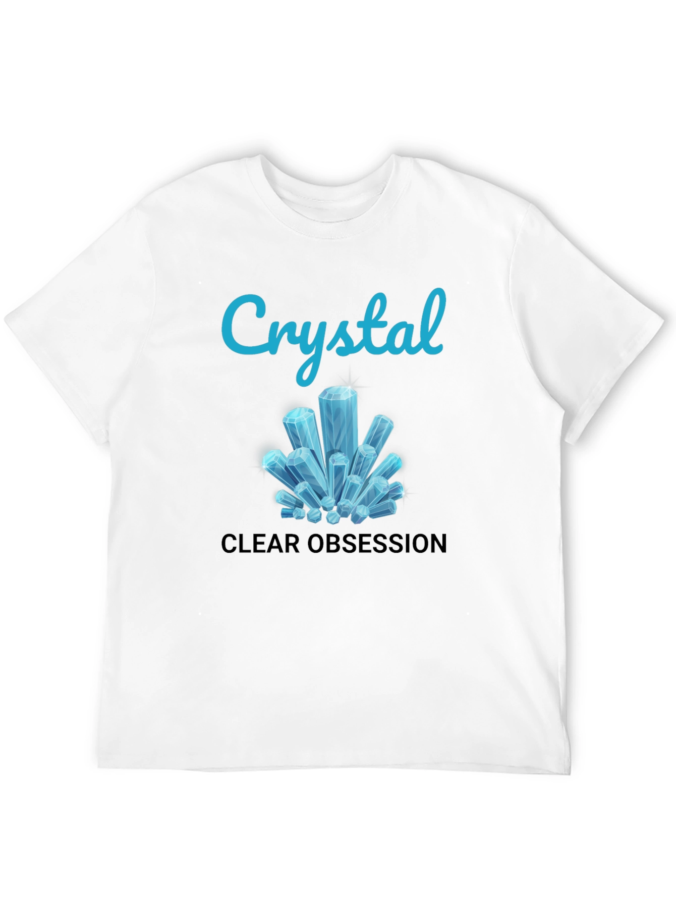 Black Crystal Clear Obsession Tee - Trendy Graphic Design view 12