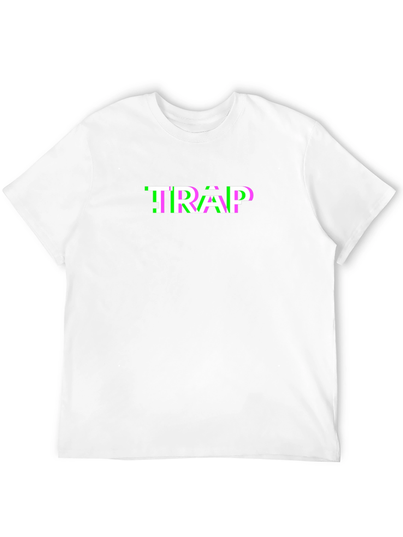 Black Glitch Trap Graphic Tee - Black view 12