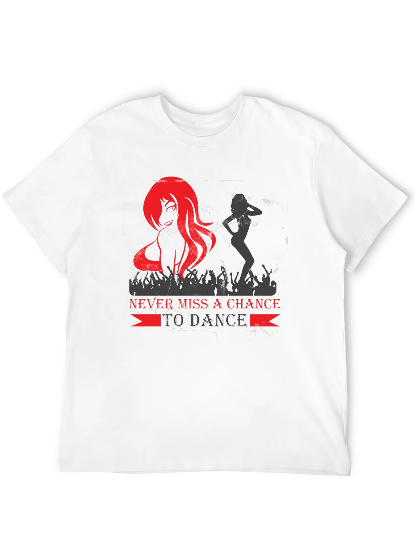 Black Never Miss a Chance to Dance Graphic Tee view 12