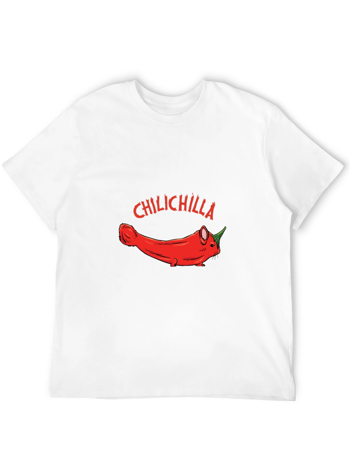 Black Chilichilla Funny Graphic T-Shirt view 12