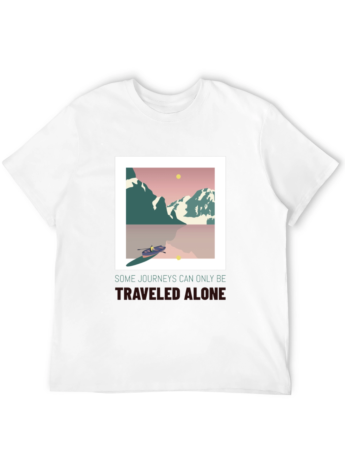 Solo Journey Graphic T-Shirt - Unisex Adventure Tee - 12