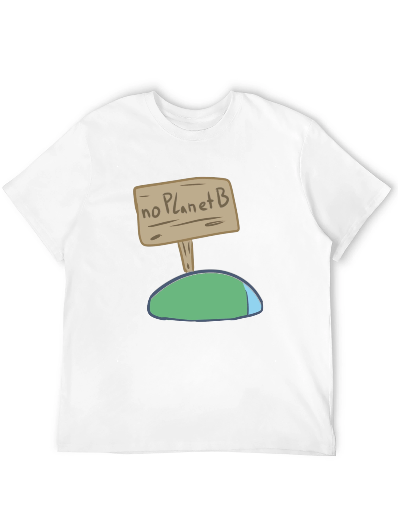 Black No Planet B Graphic Tee - Eco-Friendly Fashion view 12