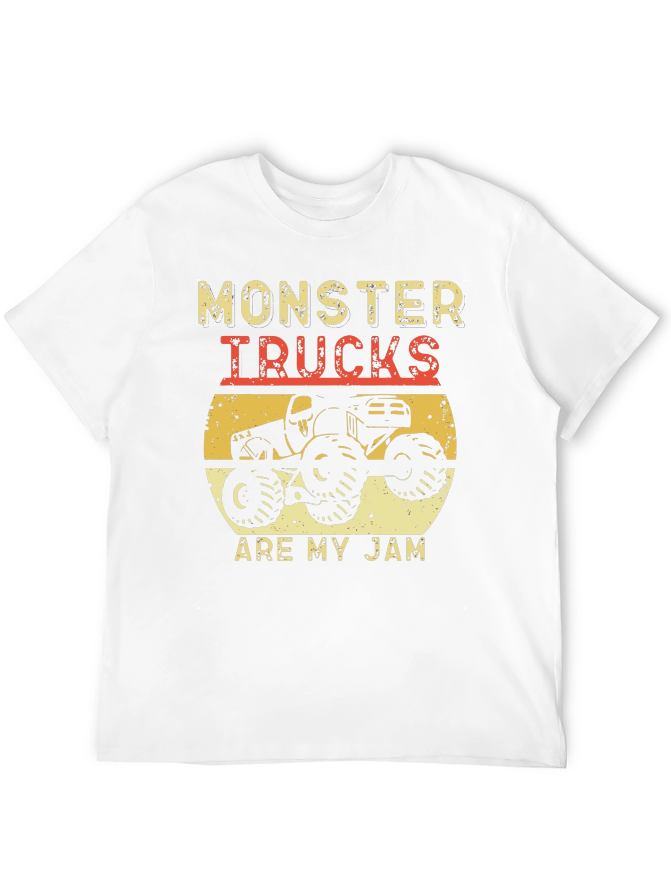 Black Monster Trucks Are My Jam T-Shirt view 12