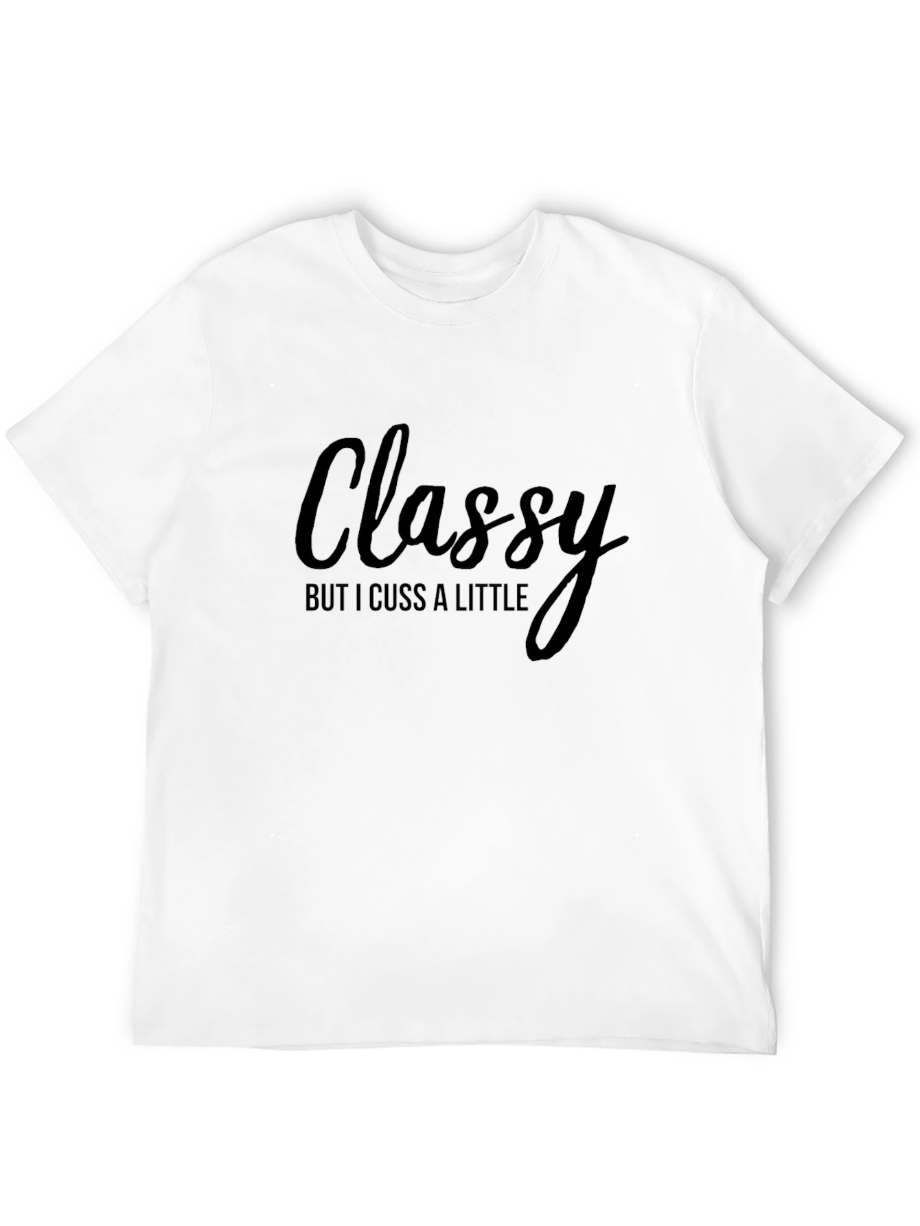 Black Classy But I Cuss a Little - Graphic T-Shirt view 12