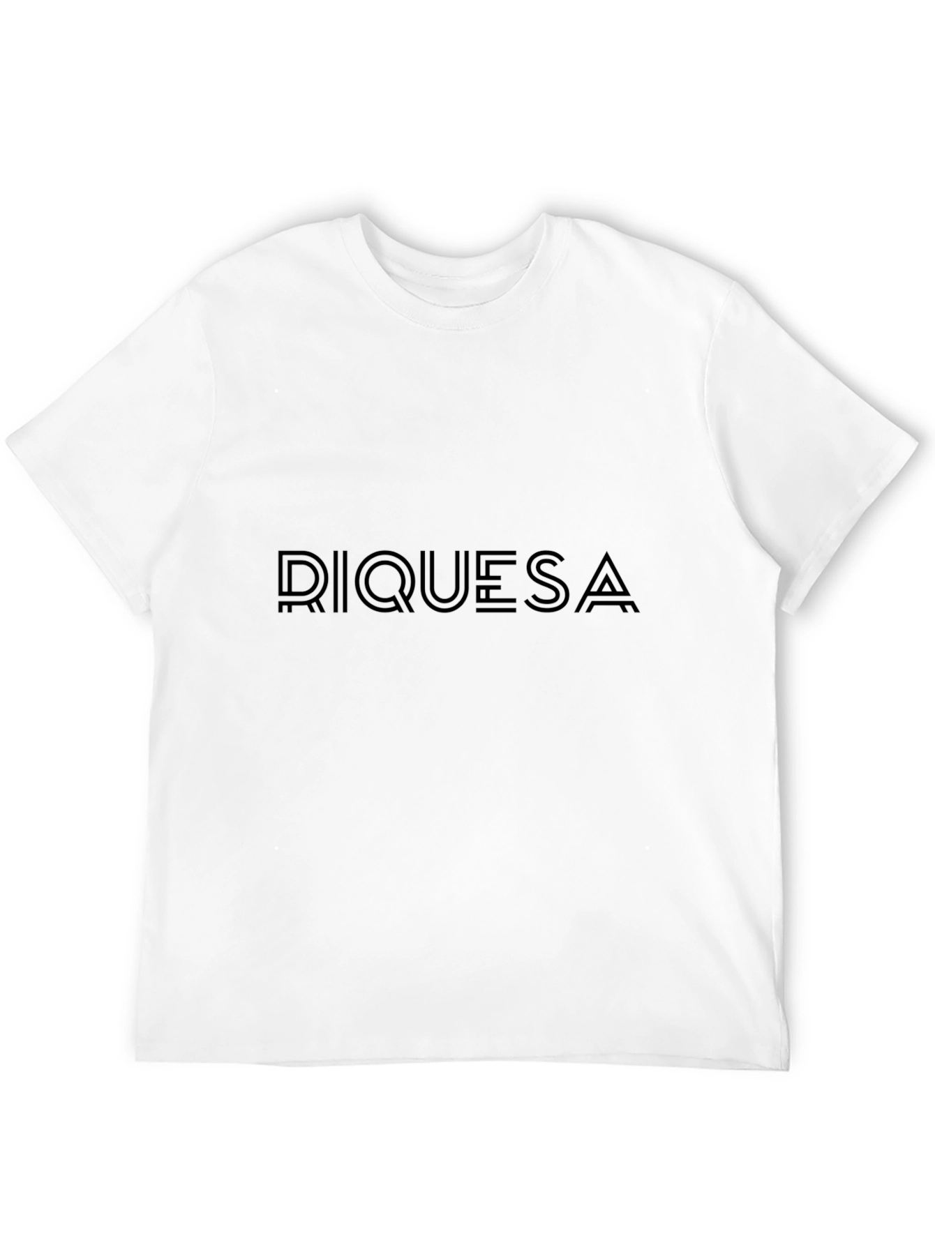 Black Riquesa Graphic Tee - Stylish Minimalist Design view 12