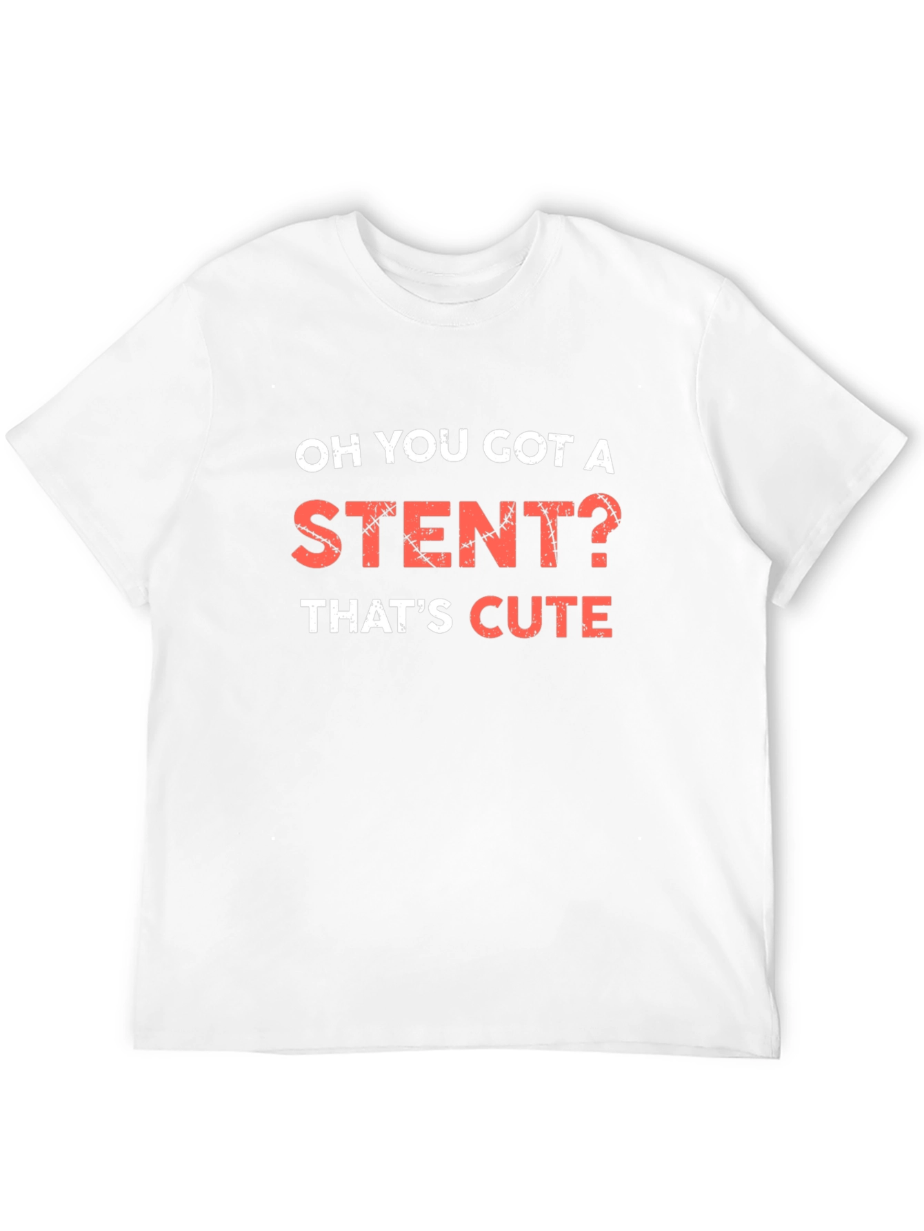 Black Funny Stent T-Shirt - That's Cute Tee view 12