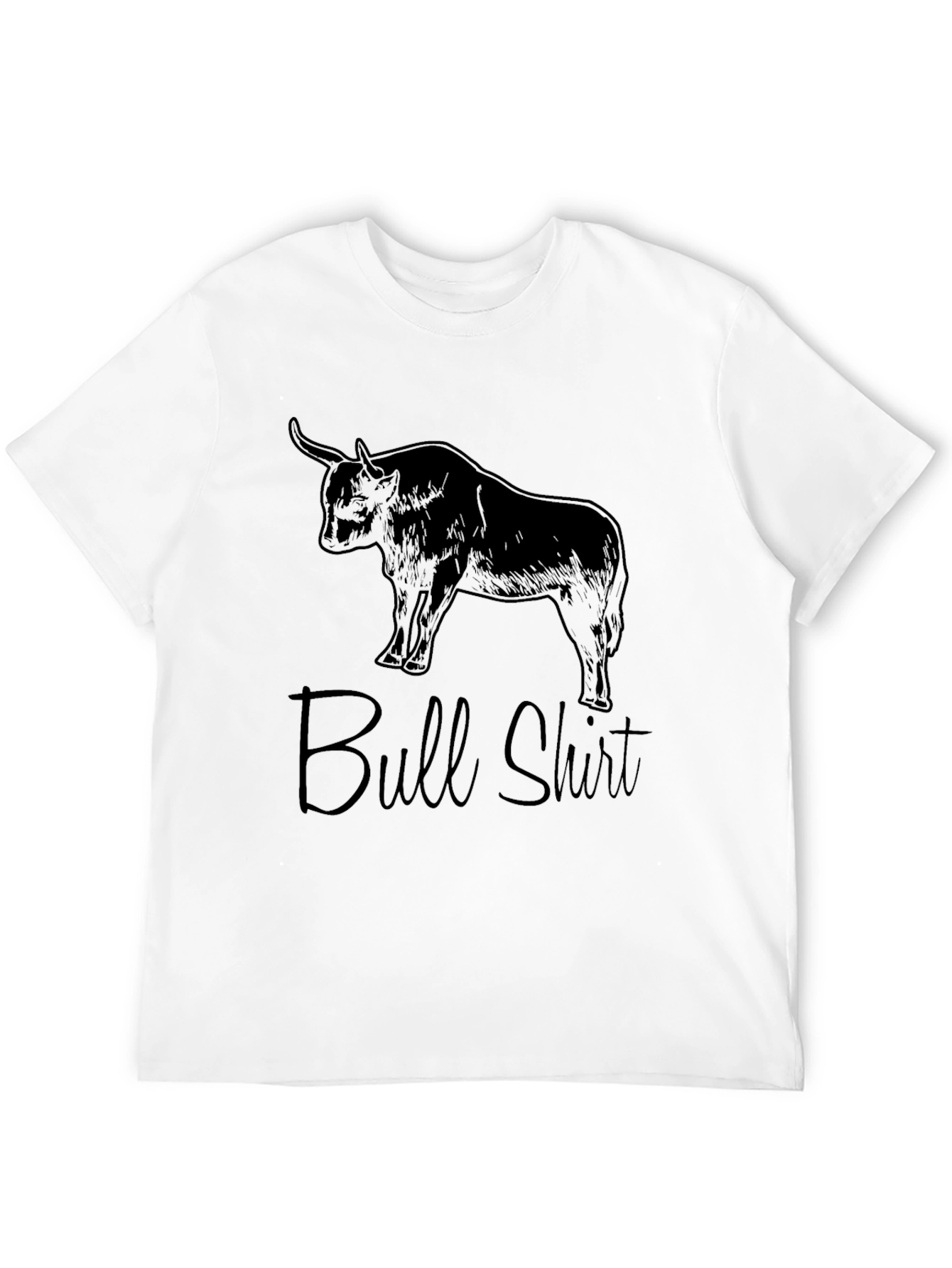 Black Bull Shirt - Men's Graphic Tee - Novelty T-Shirt view 12