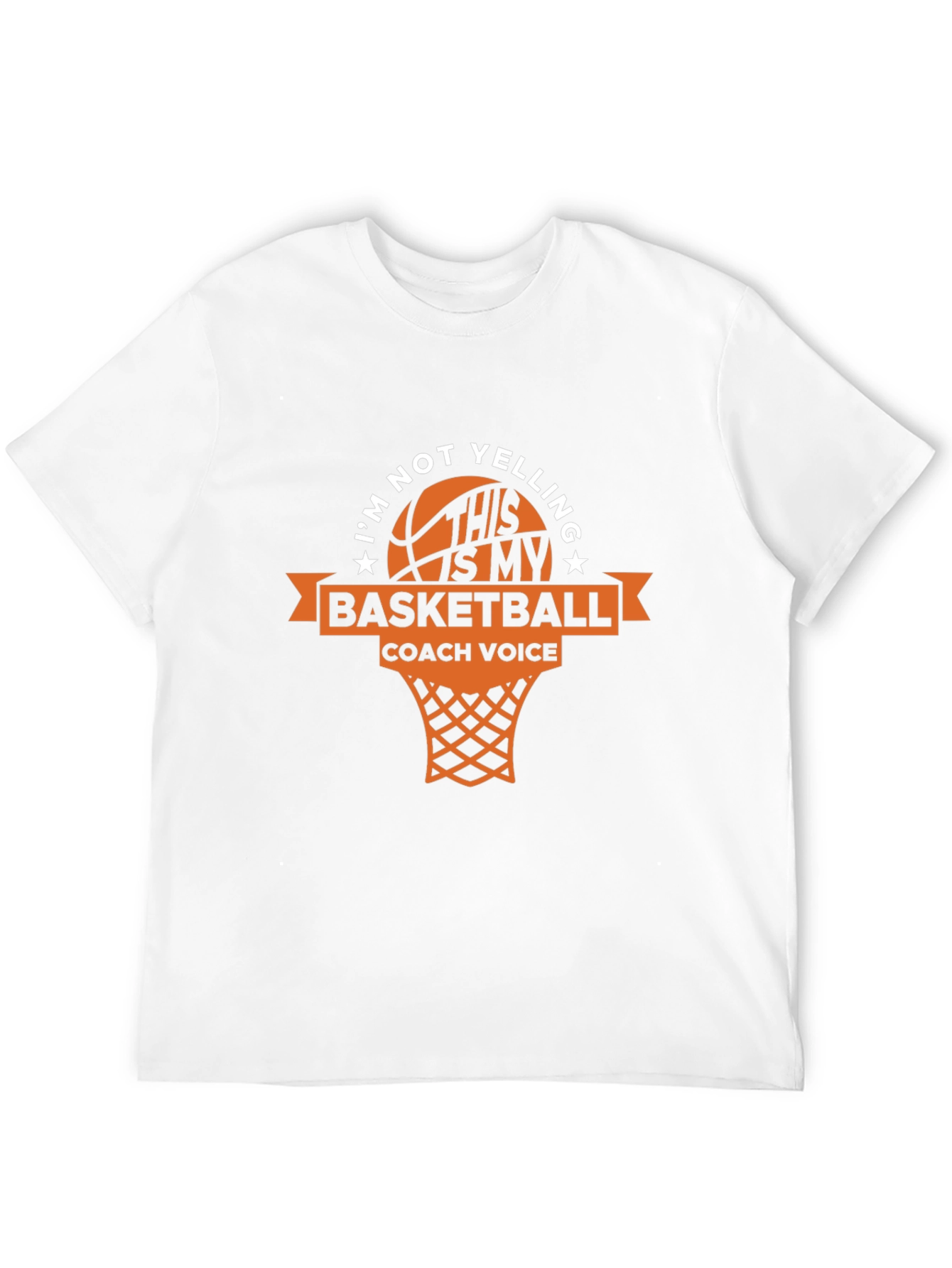 Black Basketball Coach Voice Graphic Tee view 12