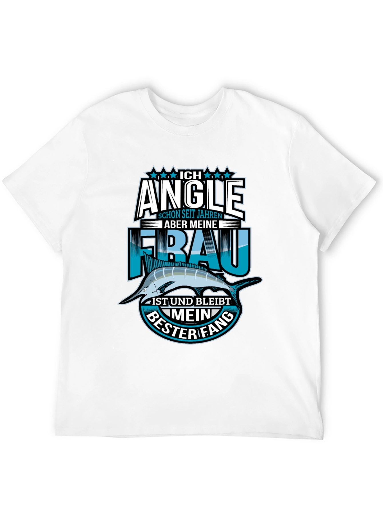 Black Fishing T-Shirt: My Wife is My Best Catch view 12