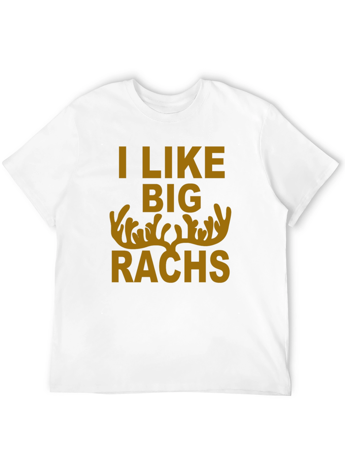 Black I Like Big Racks Deer Hunting T-Shirt view 12