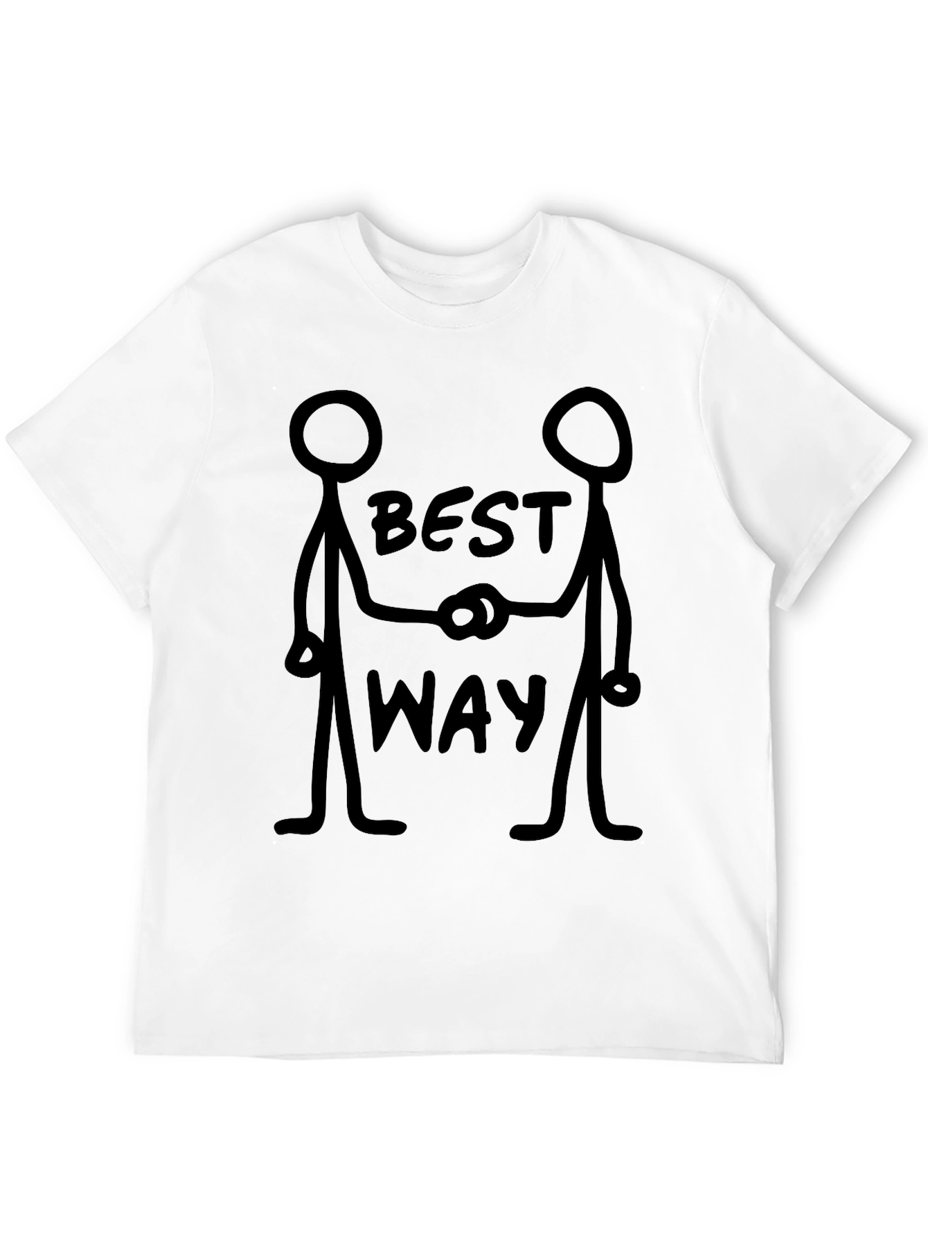 Black Best Way Graphic T-Shirt - Black view 12