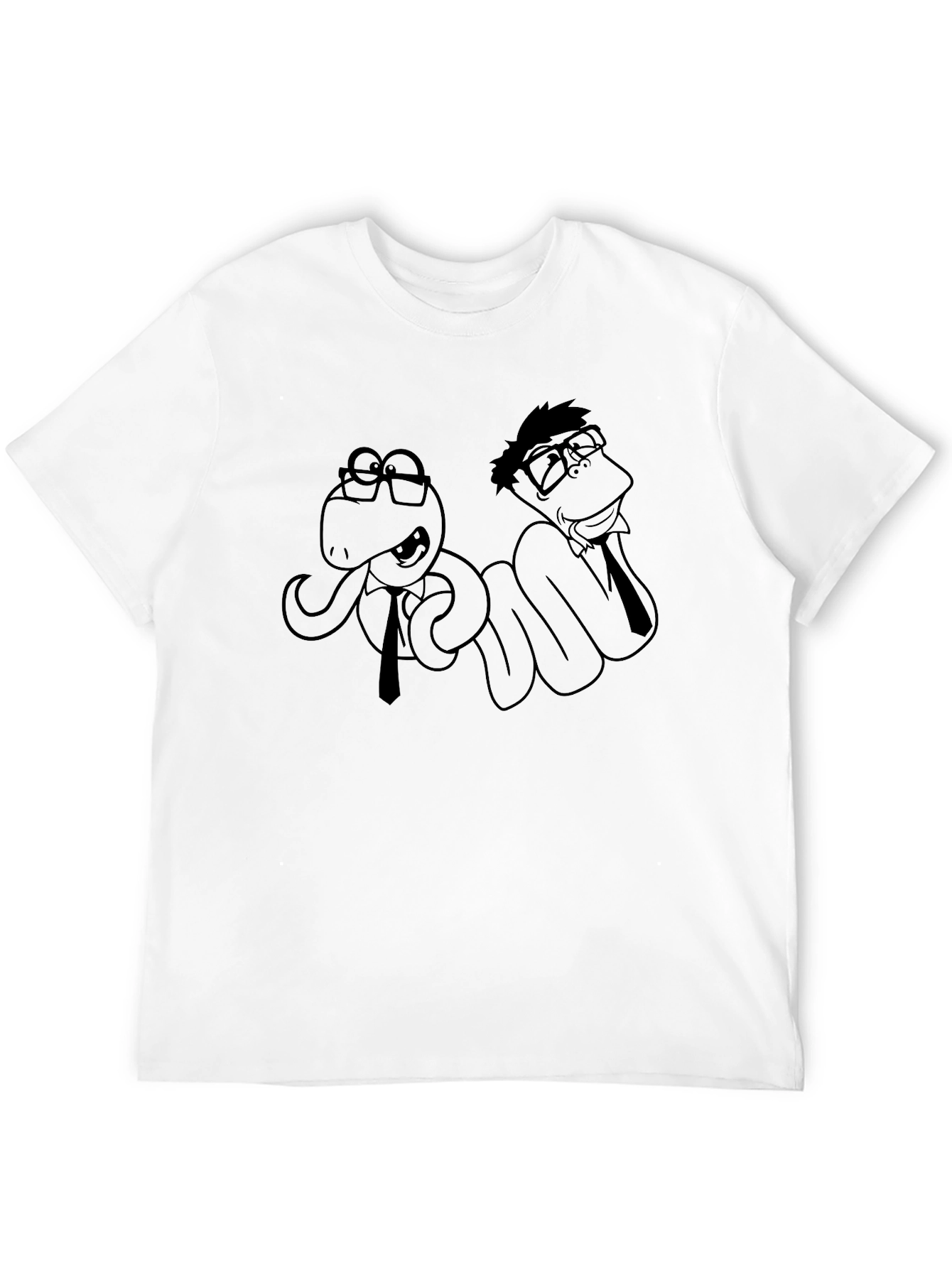 Black Business Snakes Black T-Shirt view 12