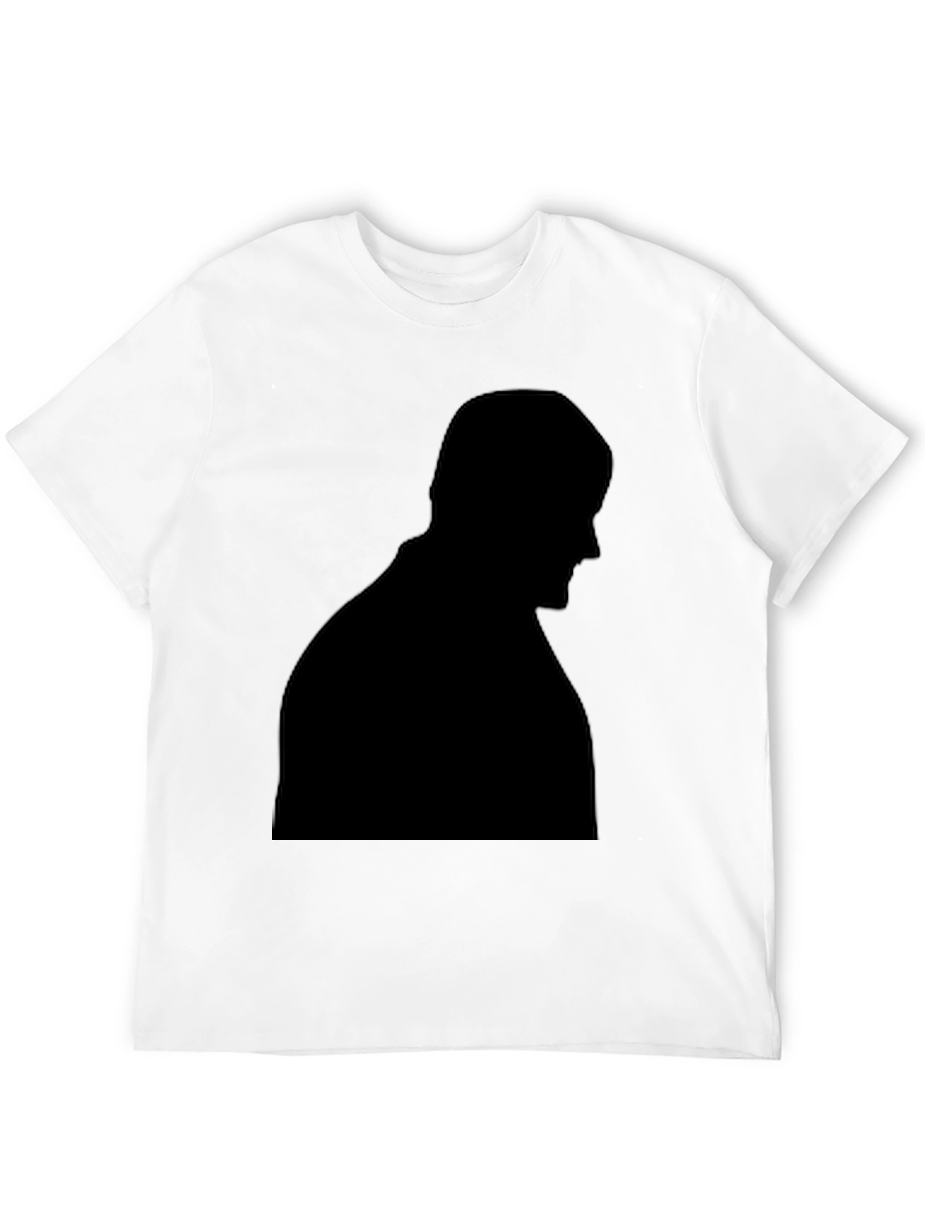 Black Silhouette Graphic Tee - Mens Black T-Shirt view 12