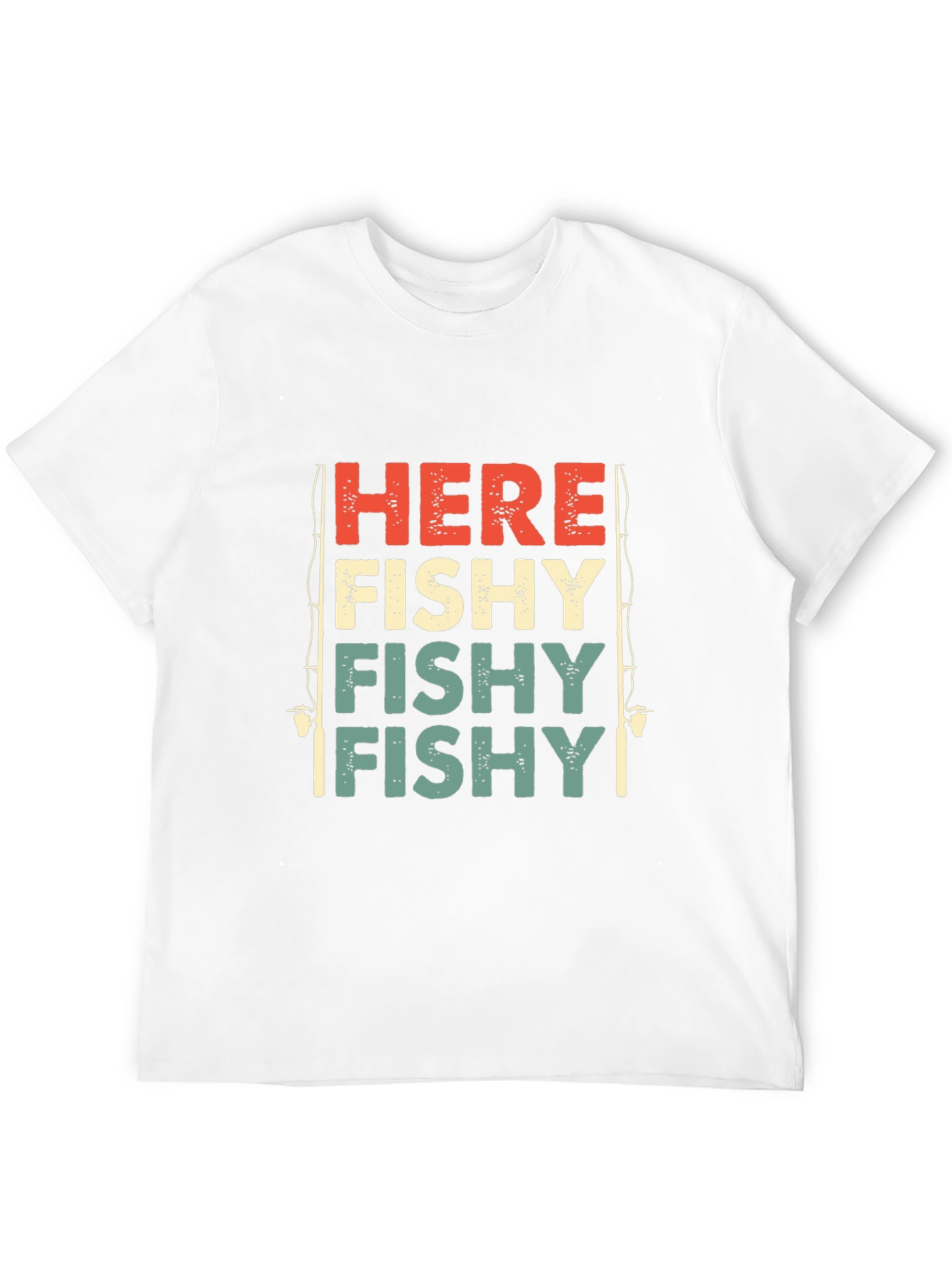 Black Here Fishy Fishy Graphic T-Shirt view 12
