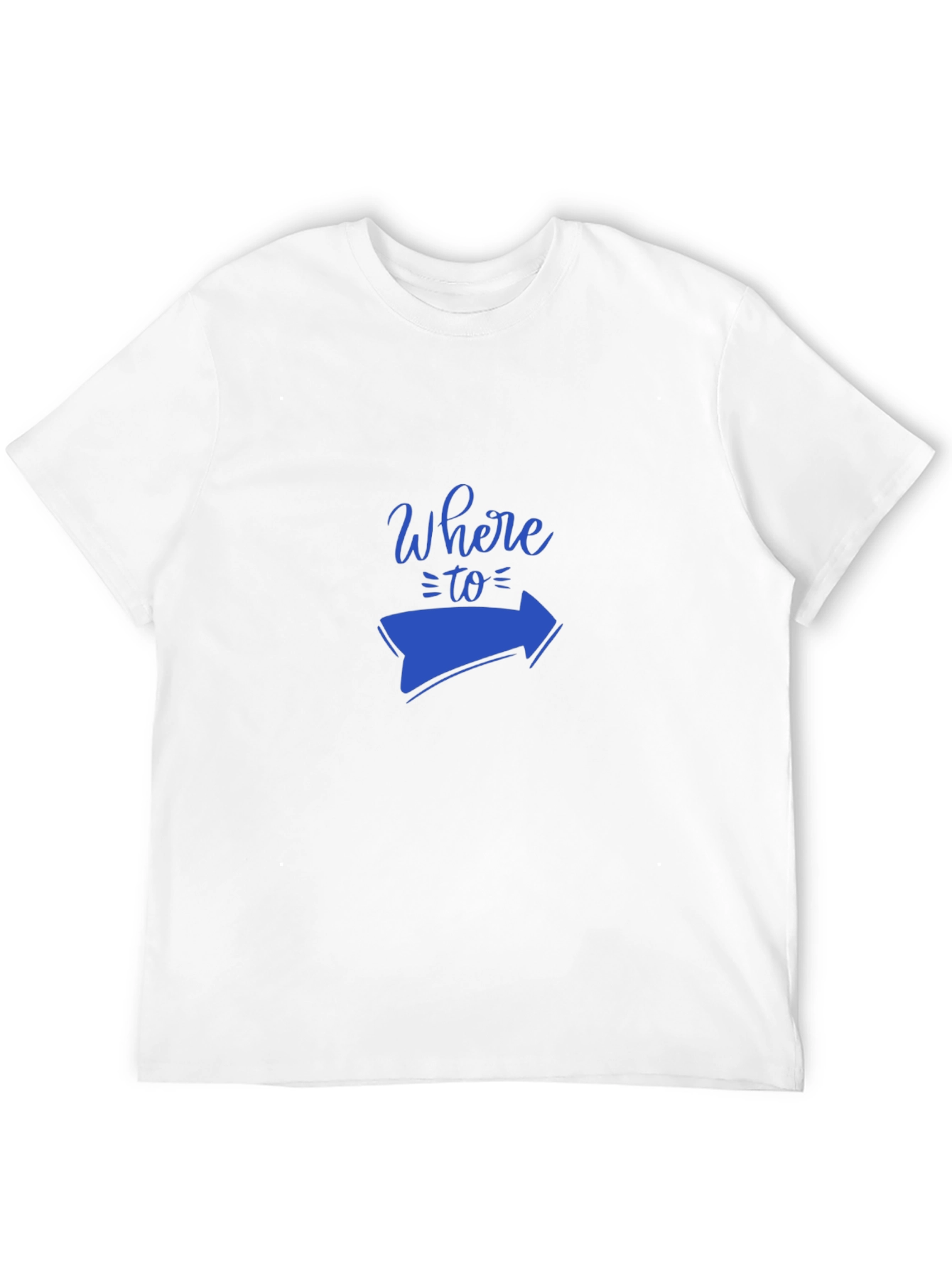 Black Where To Directional T-Shirt - Funny Graphic Tee view 12