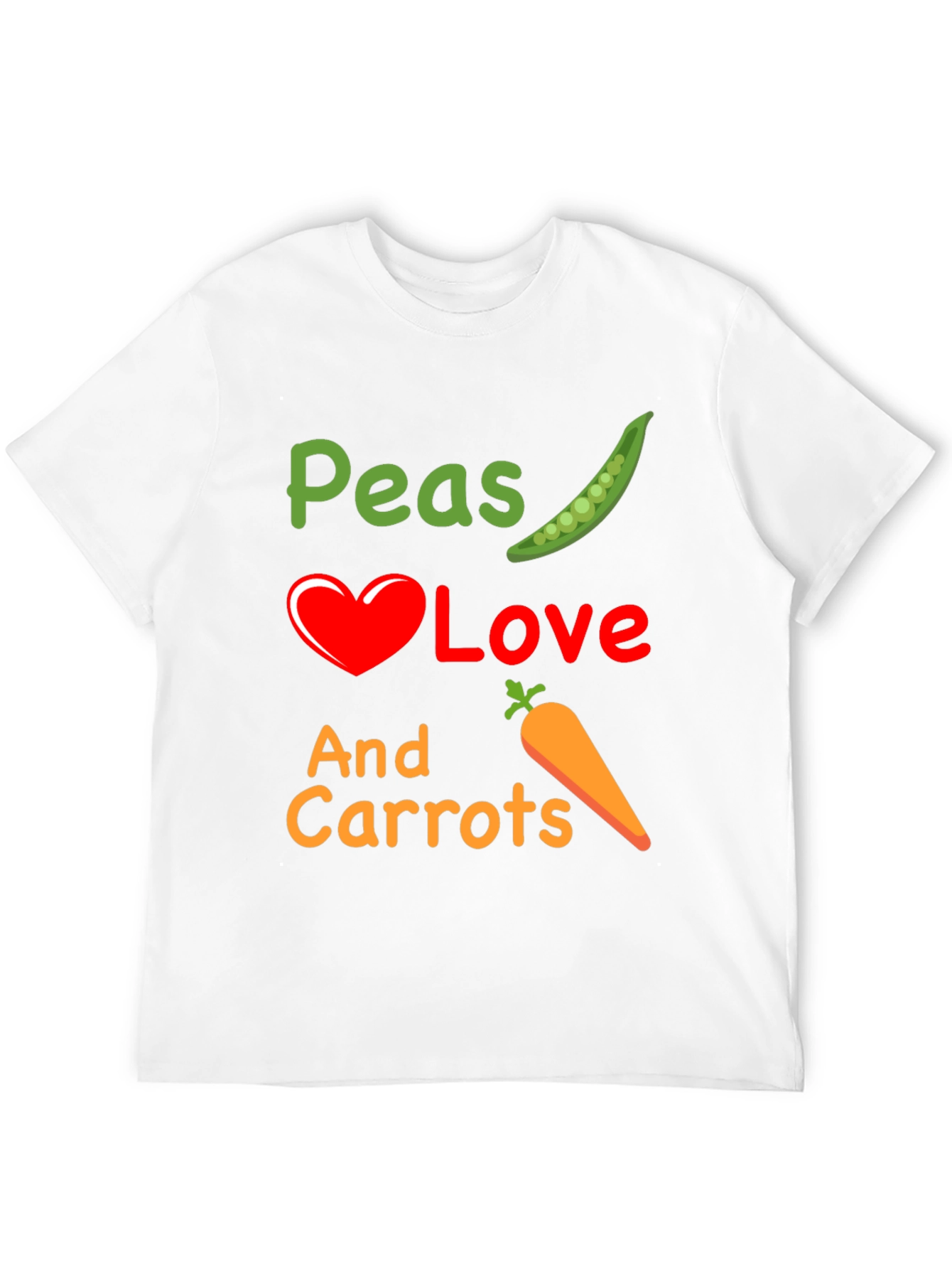 Black Peas Love And Carrots Graphic T-Shirt view 12