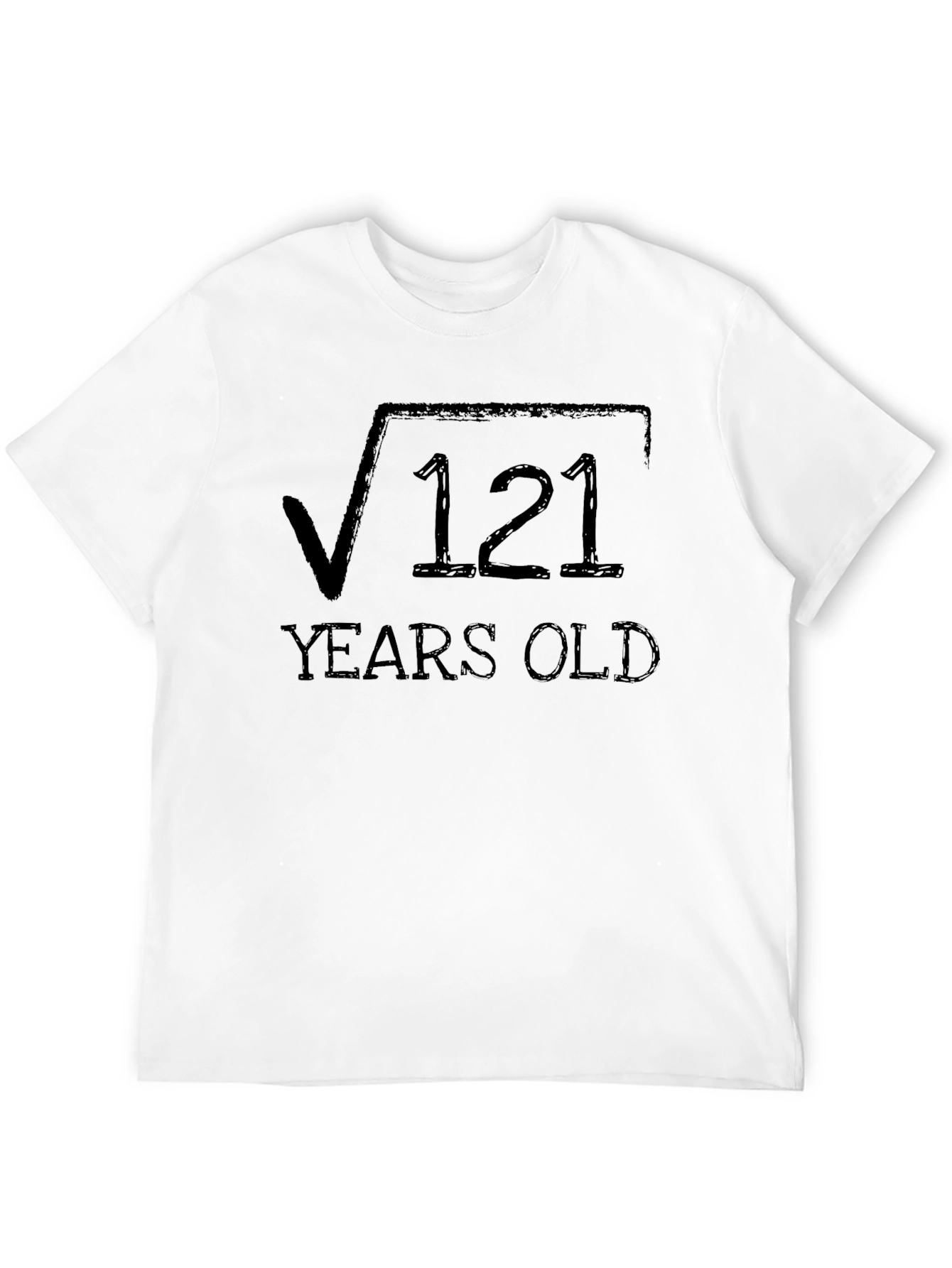 Black Funny 11th Birthday T-Shirt, Square Root 121 Years Old Tee view 12