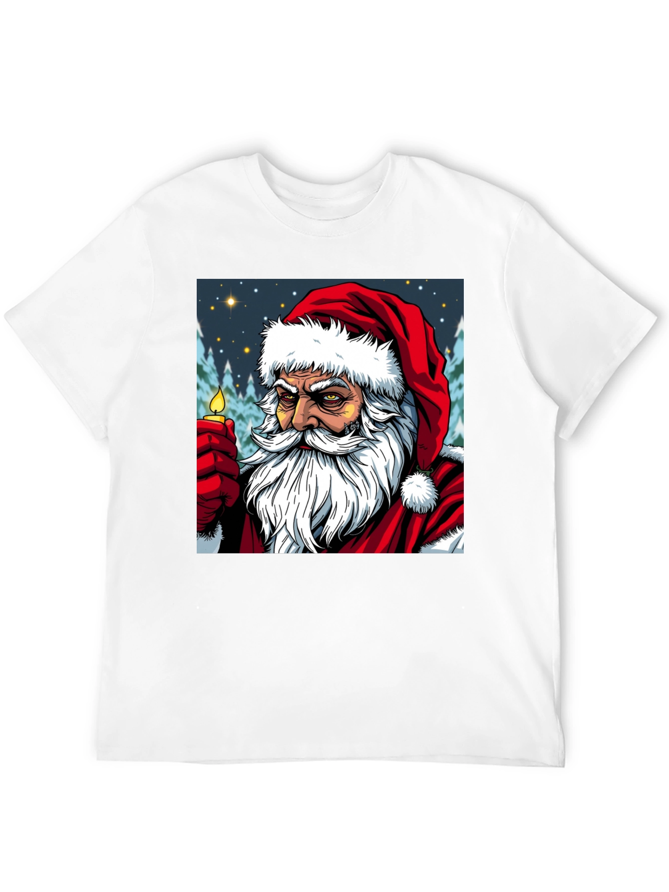 Black Santa Graphic Tee - Holiday Spirit view 12
