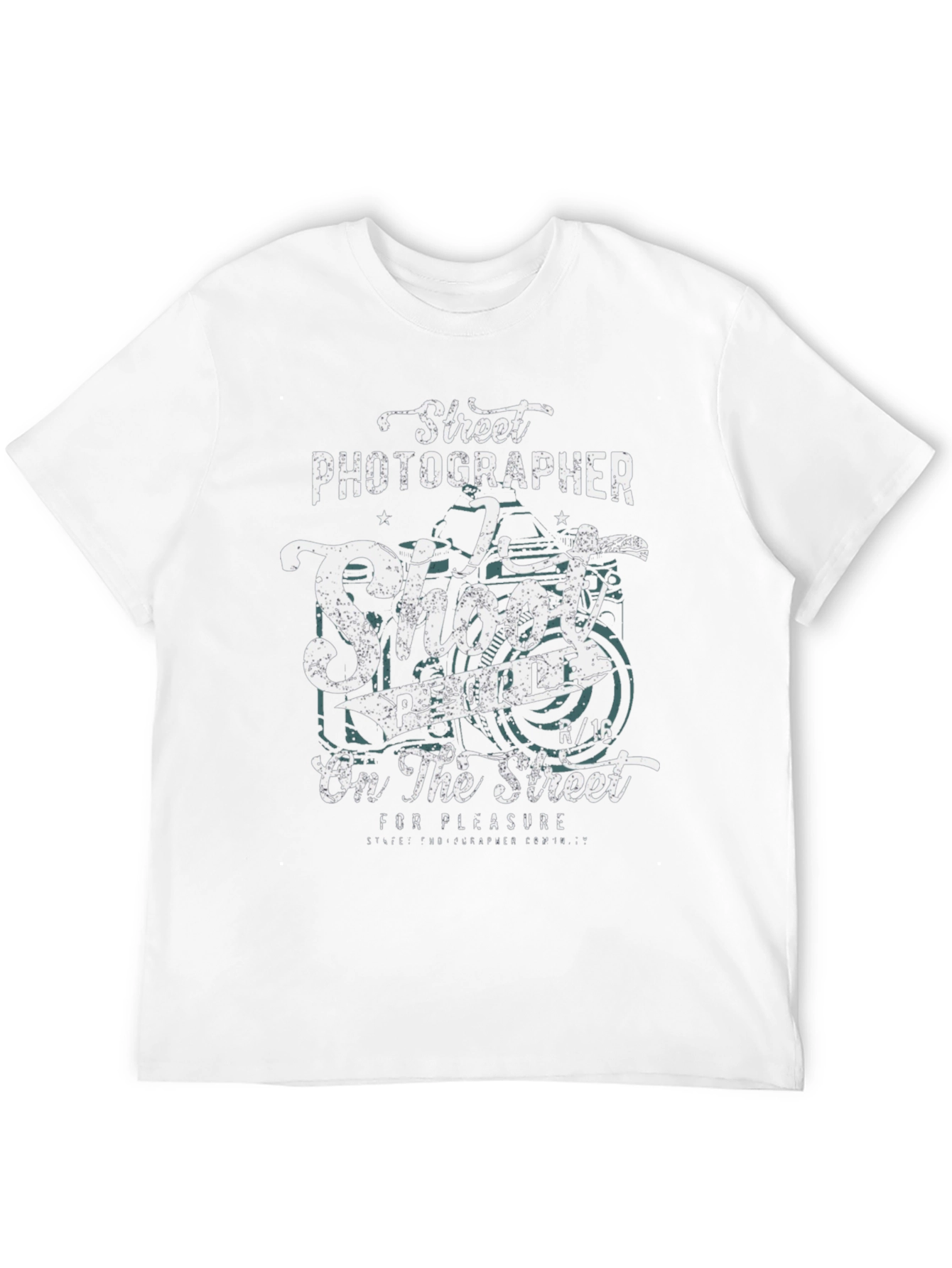 Black Street Photographer T-Shirt - I Shoot People view 12