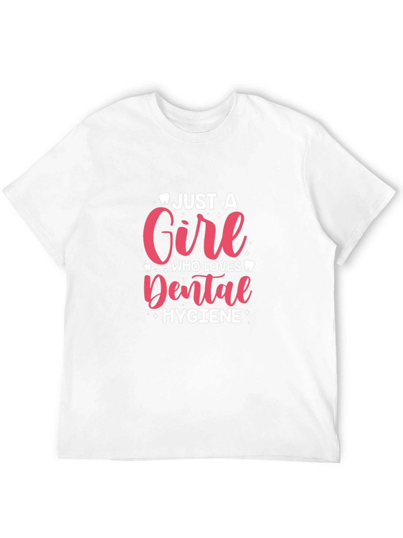 Black Dental Hygiene T-Shirt - Just a Girl Who Loves Teeth view 12