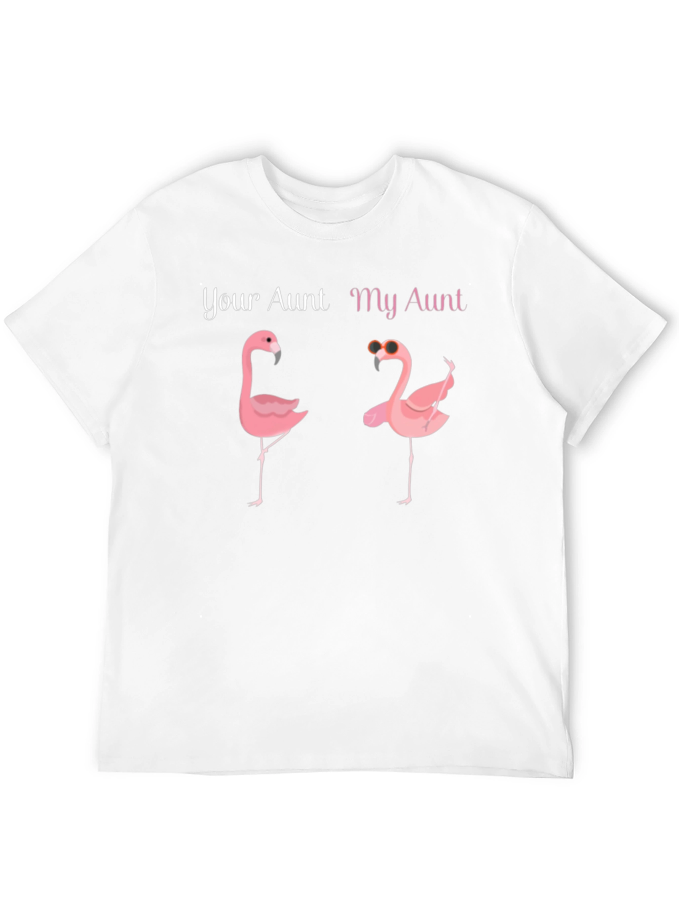 Black Your Aunt My Aunt Flamingo T-Shirt view 12