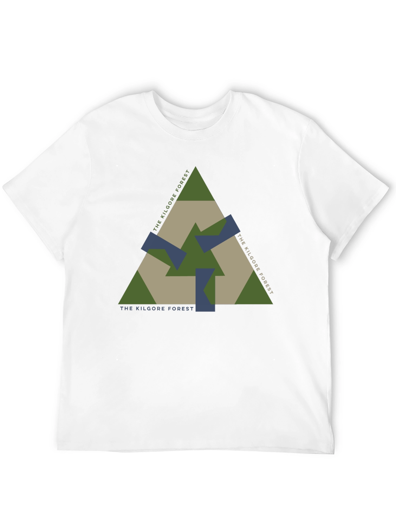 Black The Kilgore Forest Graphic T-Shirt - Nature Inspired Design view 12