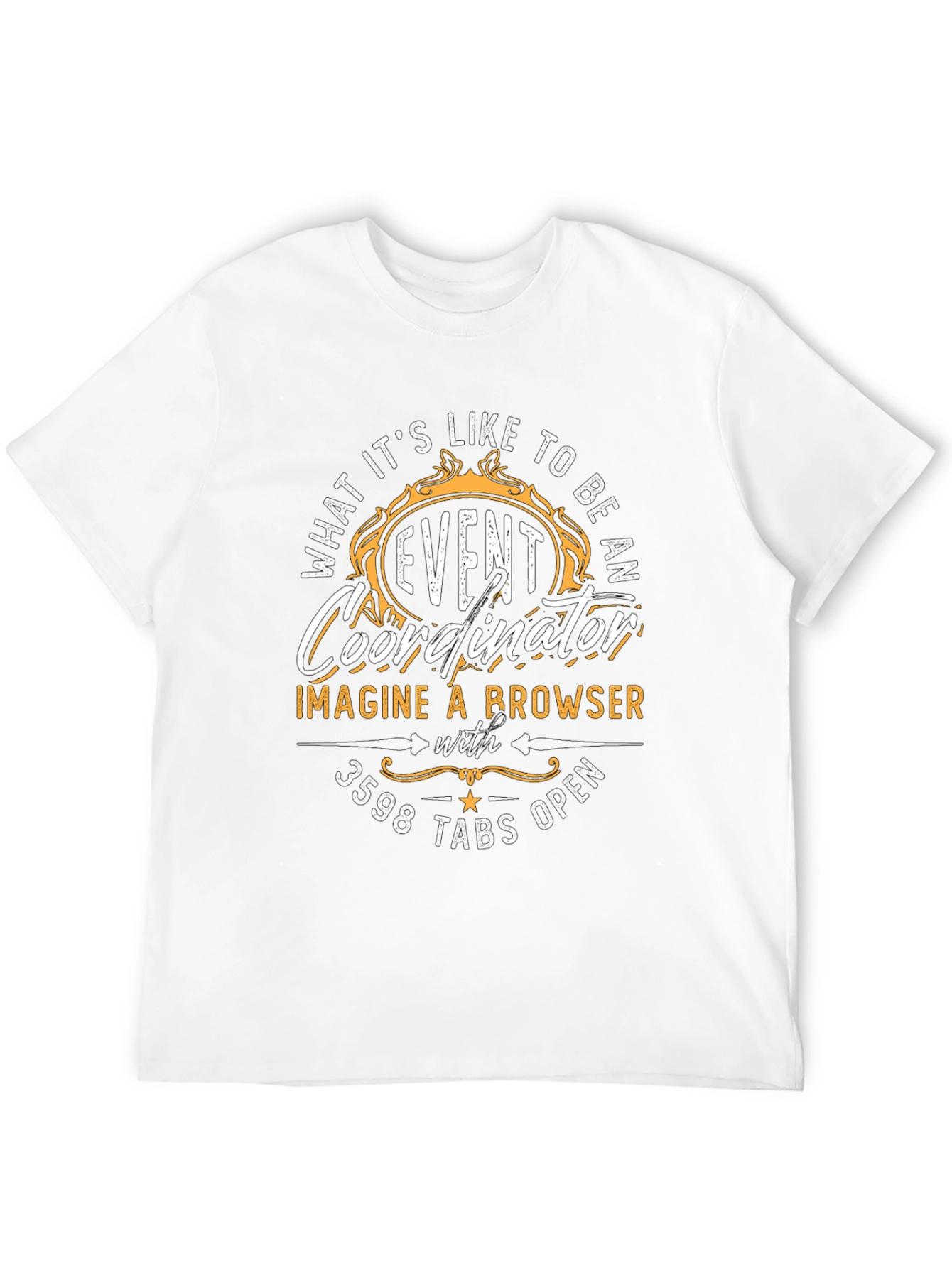 Black Event Coordinator Funny T-Shirt view 12