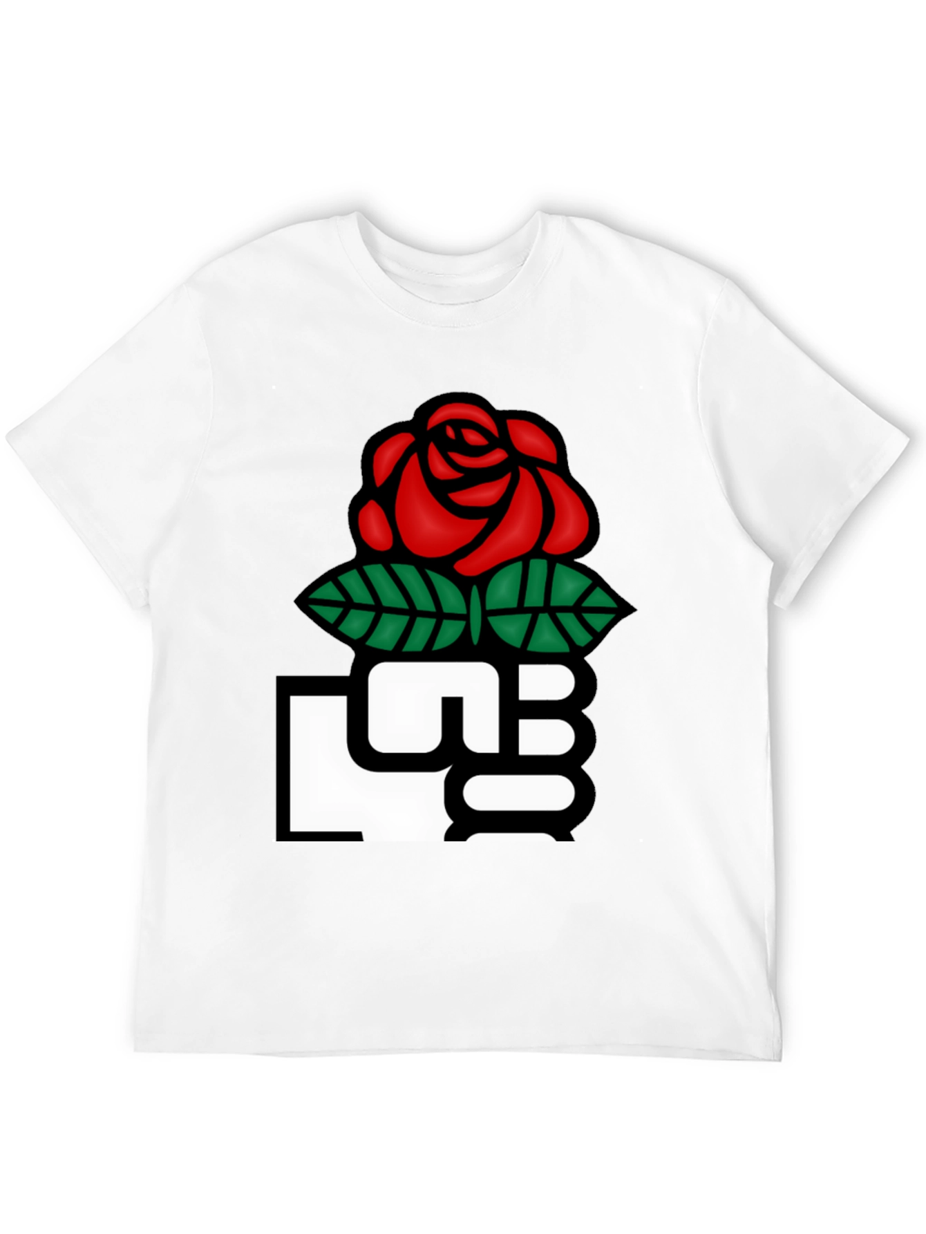 Black Rose Fist Graphic T-Shirt view 12