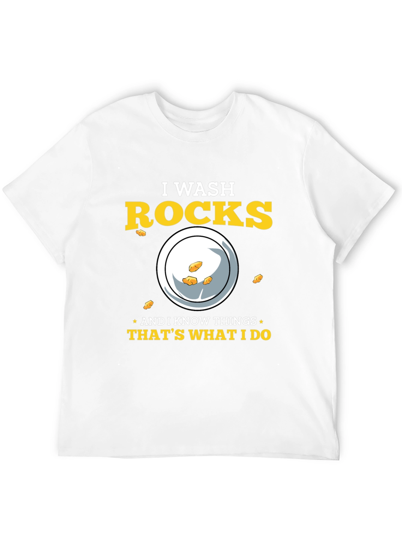 Black I Wash Rocks T-Shirt - Gold Prospecting Tee view 12