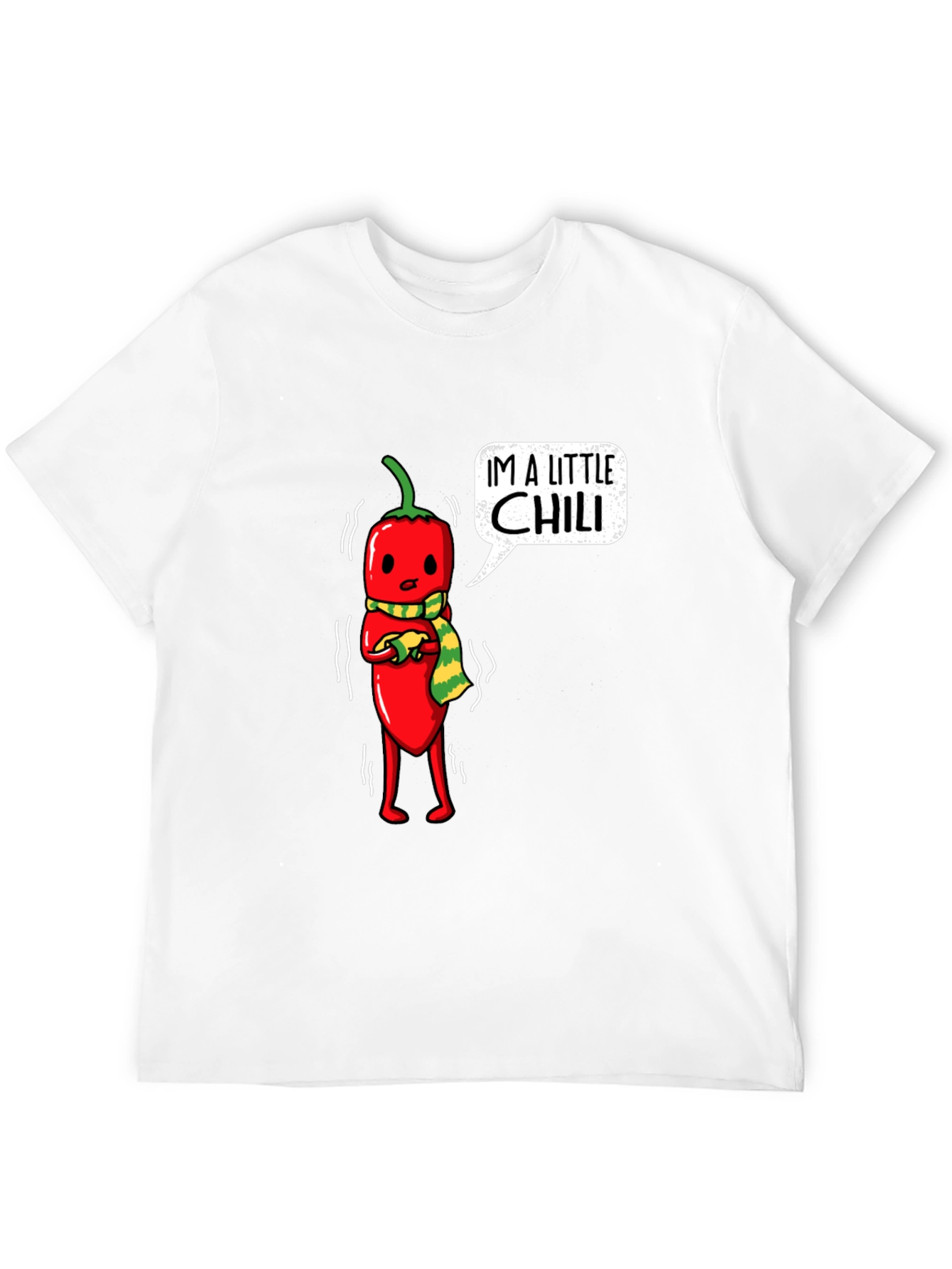 Black "I'm a Little Chili" Graphic Tee view 12