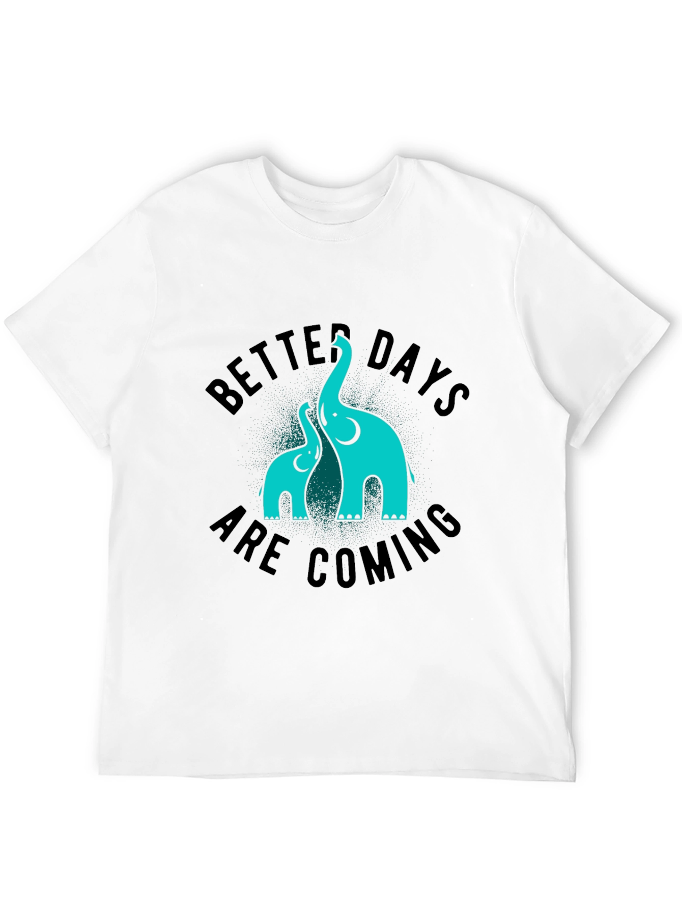 Black Better Days Elephant Graphic Tee view 12