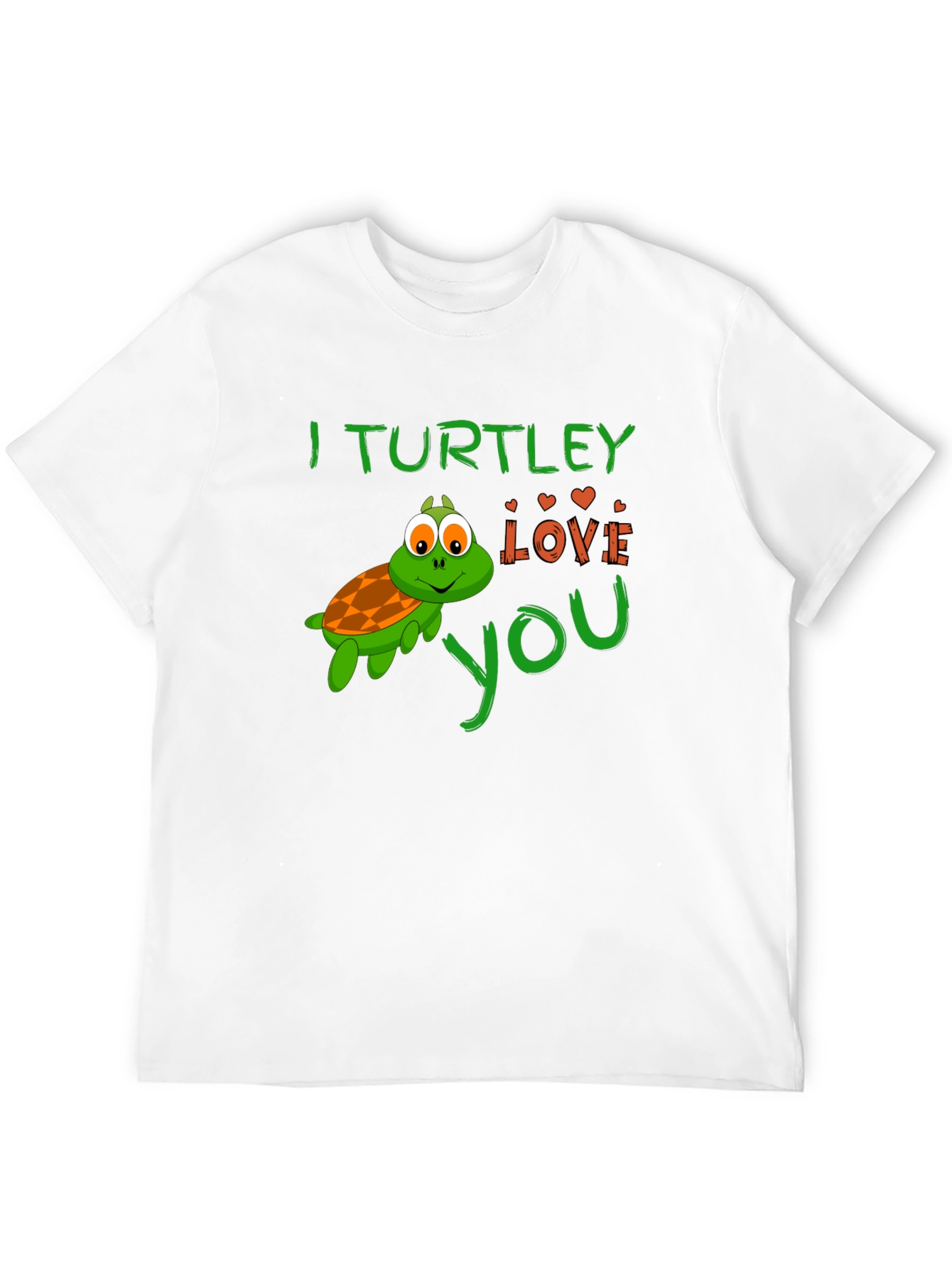 Black I Turtley Love You Graphic Tee - Cute Turtle T-Shirt view 12