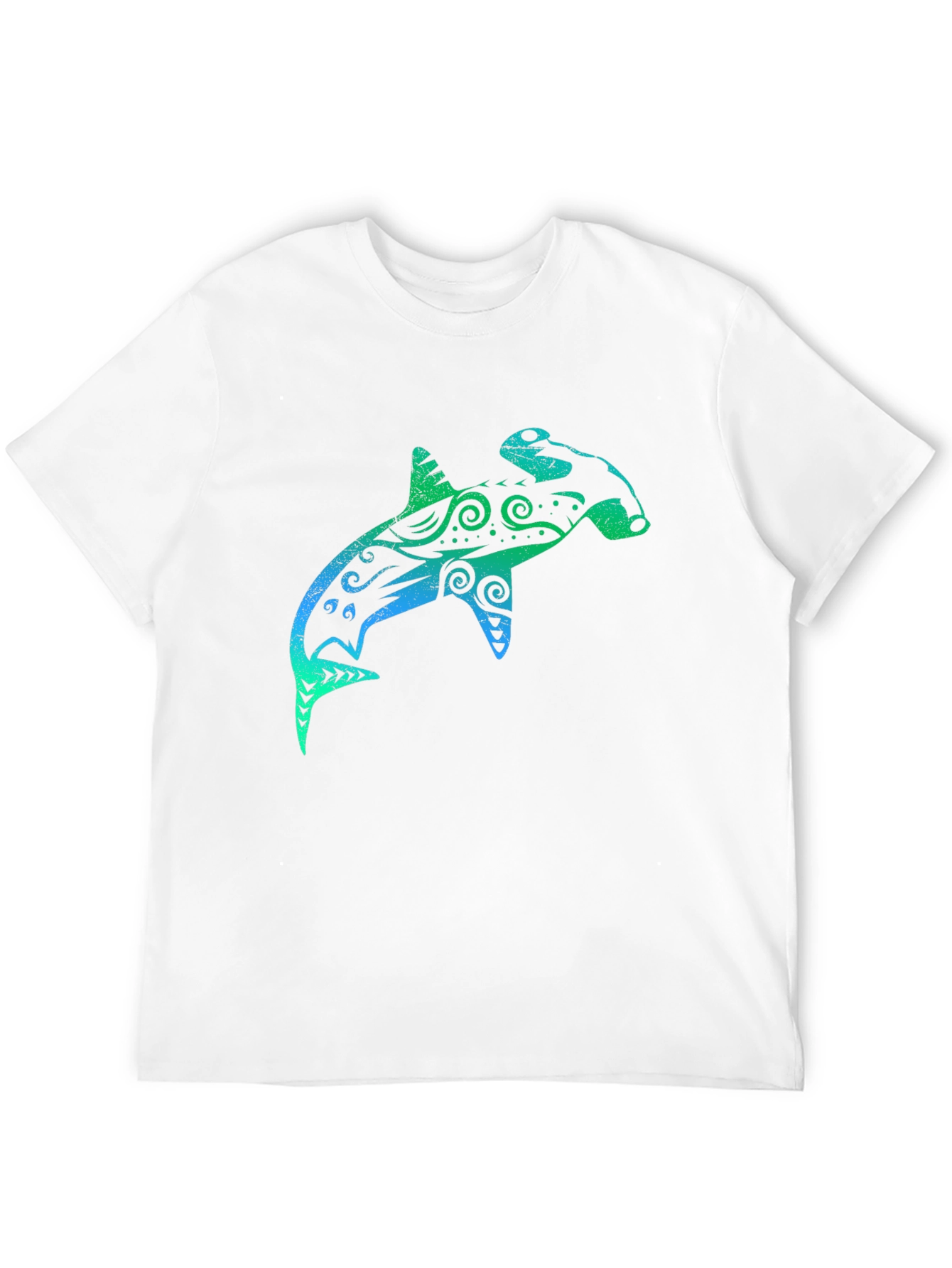 Black Hammerhead Shark Graphic T-Shirt - Black view 12