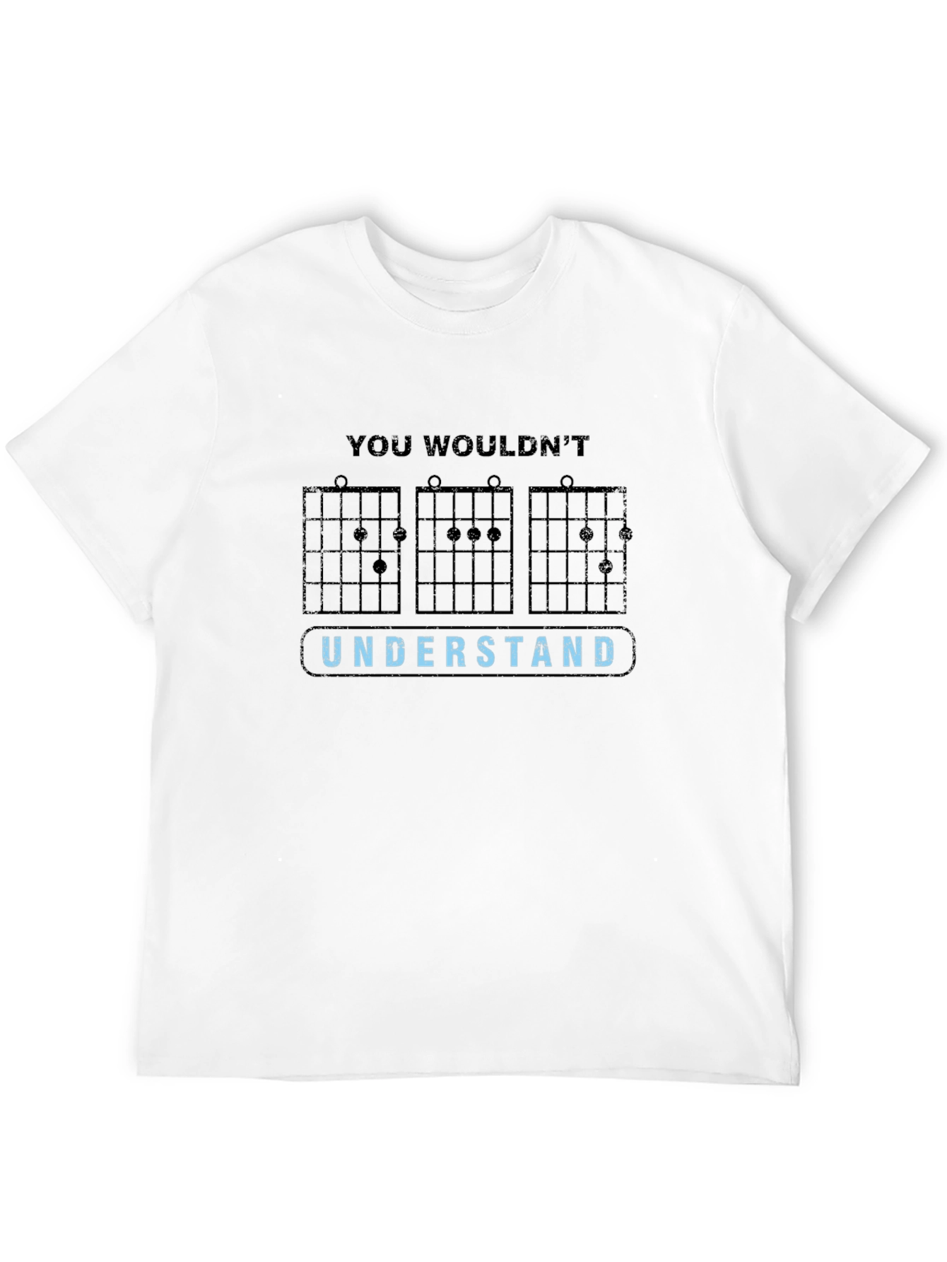 Black Guitar Chords T-Shirt - You Wouldn't Understand Music Tee view 12
