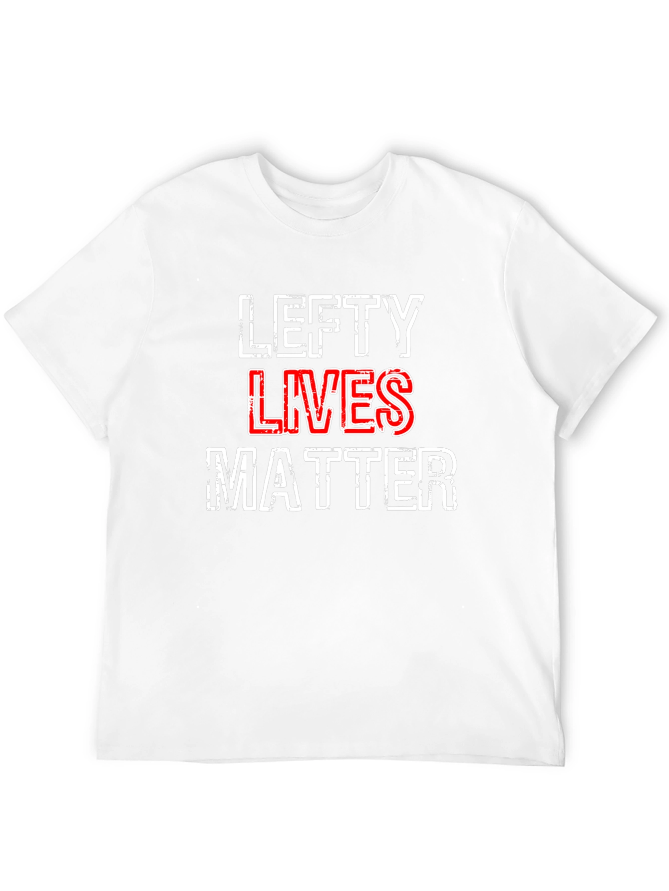 Black Lefty Lives Matter T-Shirt - Black Graphic Tee view 12