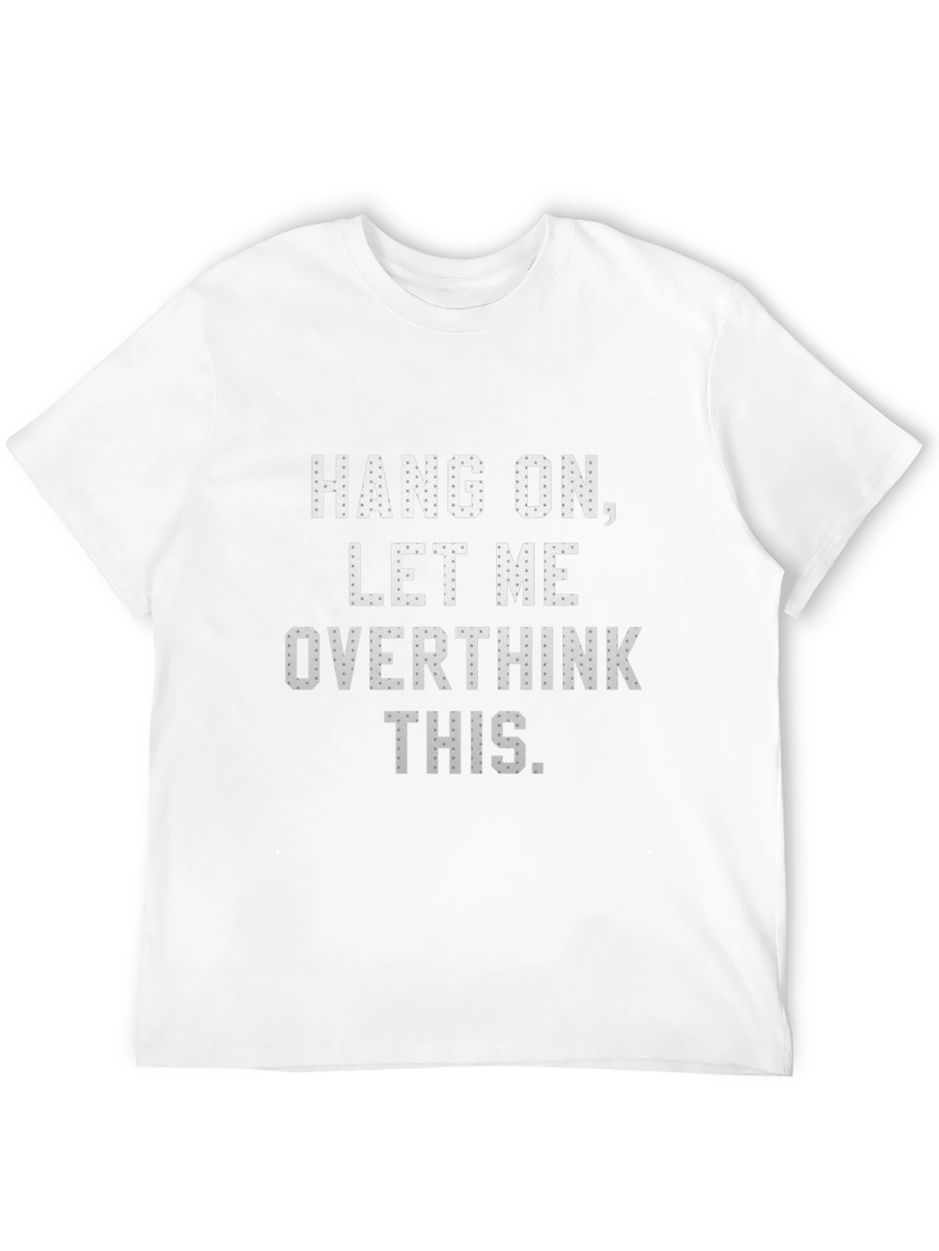 Black Overthink This T-Shirt - Funny Sarcastic Tee view 12