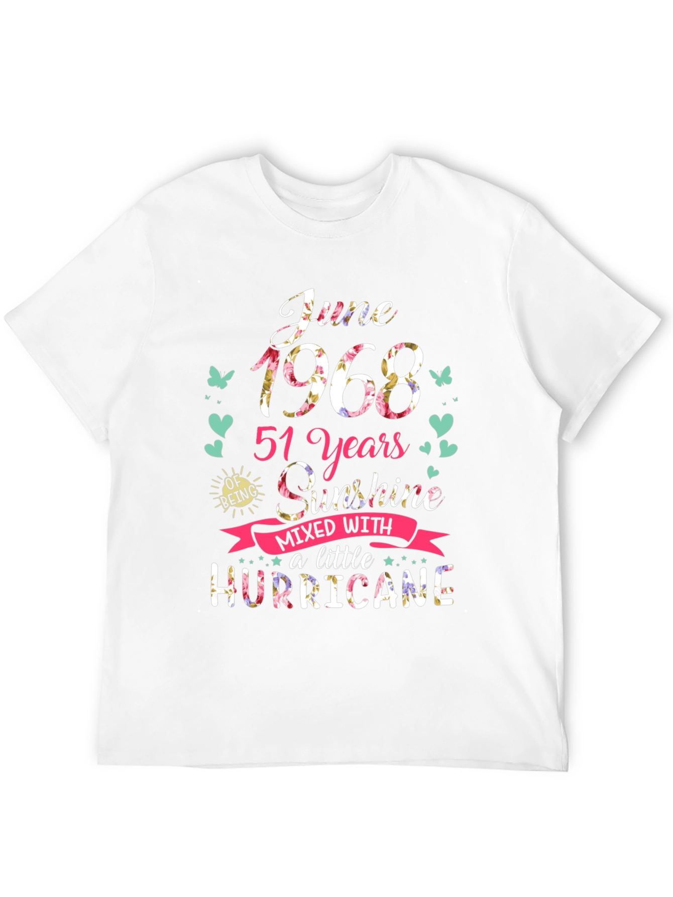 Black June 1968 51 Years Sunshine Hurricane T-Shirt view 12